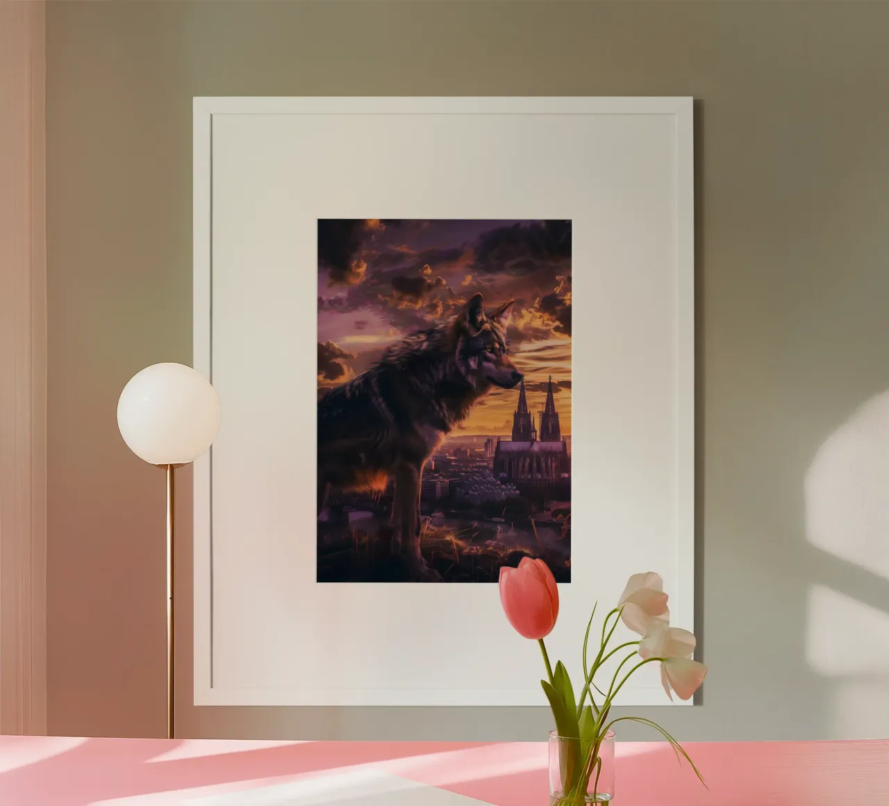 colonia lupo mistico arte fantasy poster da WILD ART