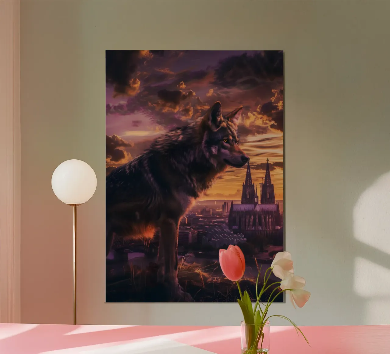 colonia lupo mistico arte fantasy poster da WILD ART