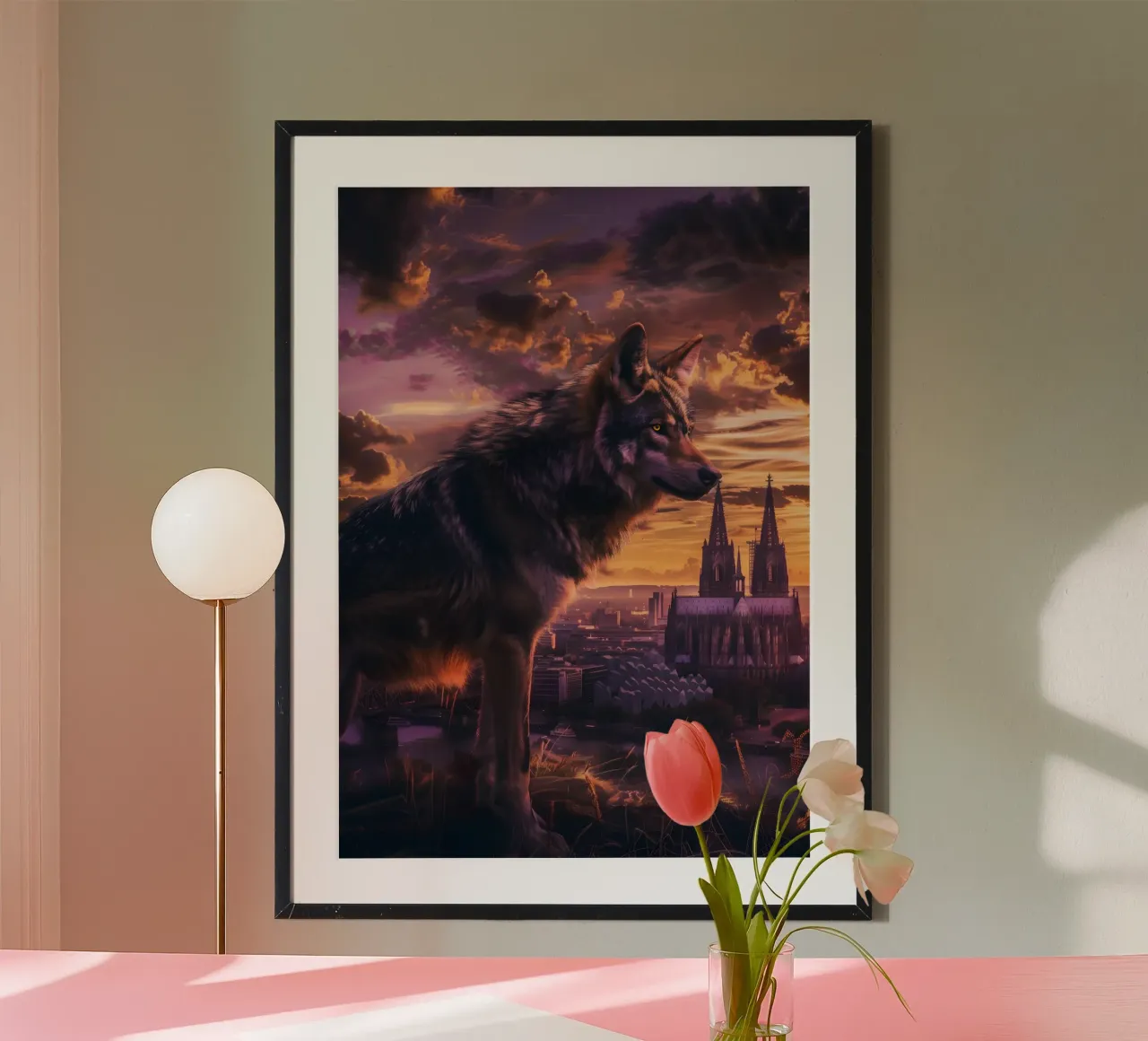 colonia lupo mistico arte fantasy poster da WILD ART