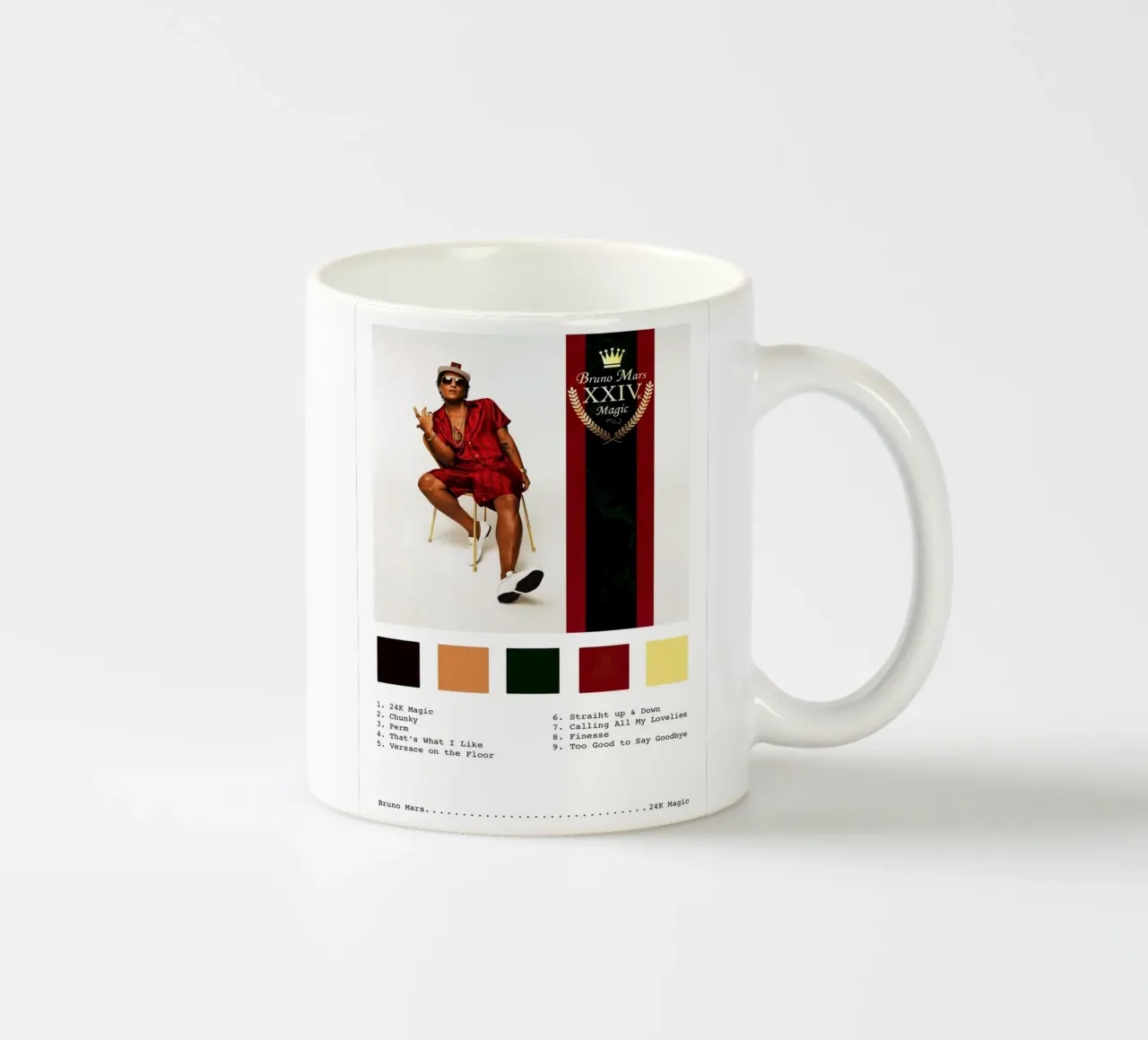 Bruno Mars 24 Magic tazza in ceramica da Roronoa7