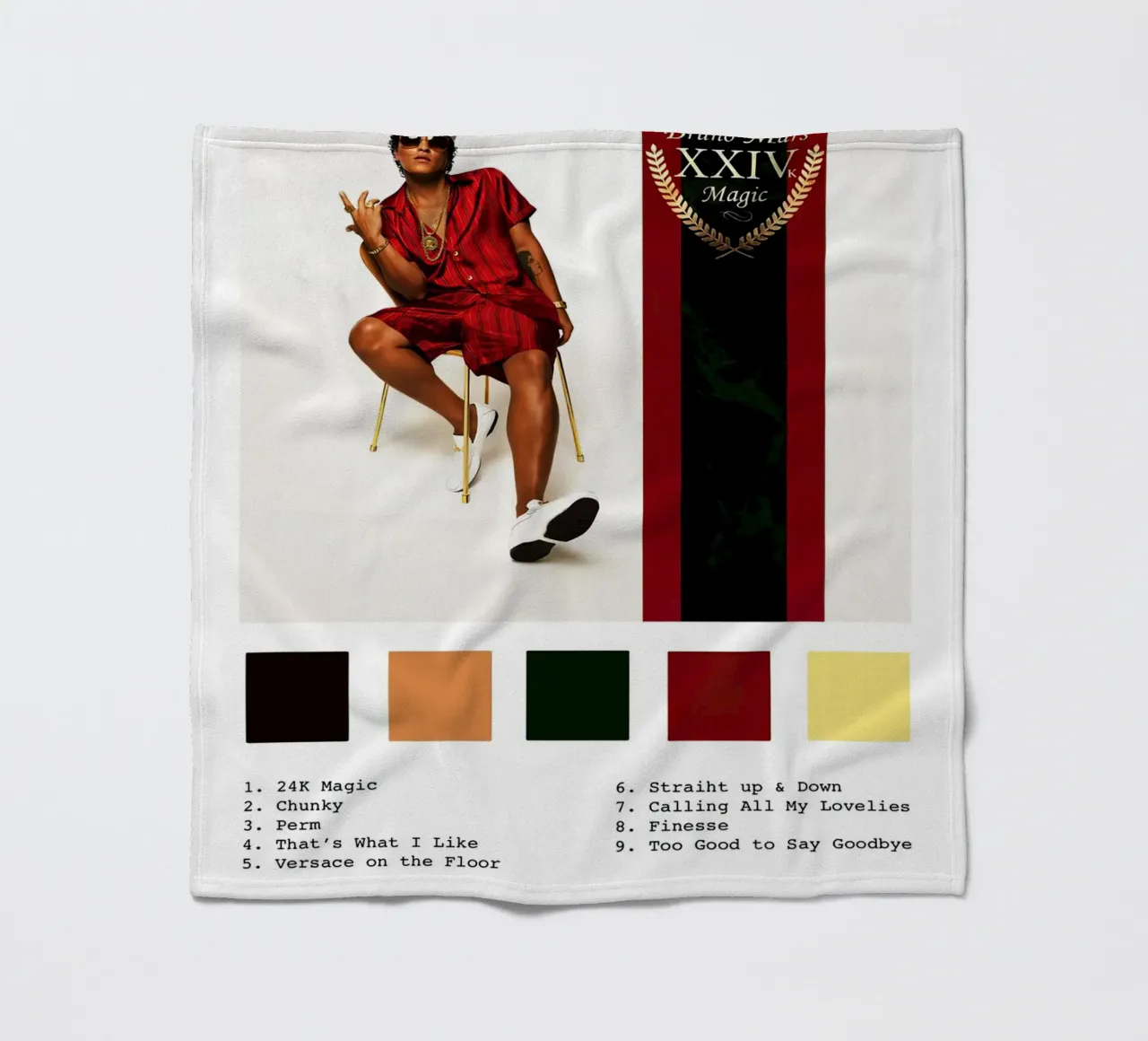Bruno Mars 24 Magic coperta in pile da Roronoa7