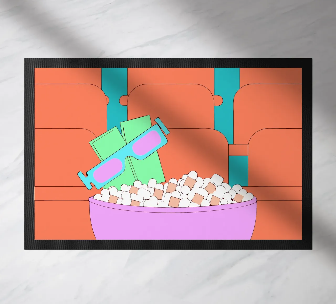 Popcorn doormat by OUR SHOP