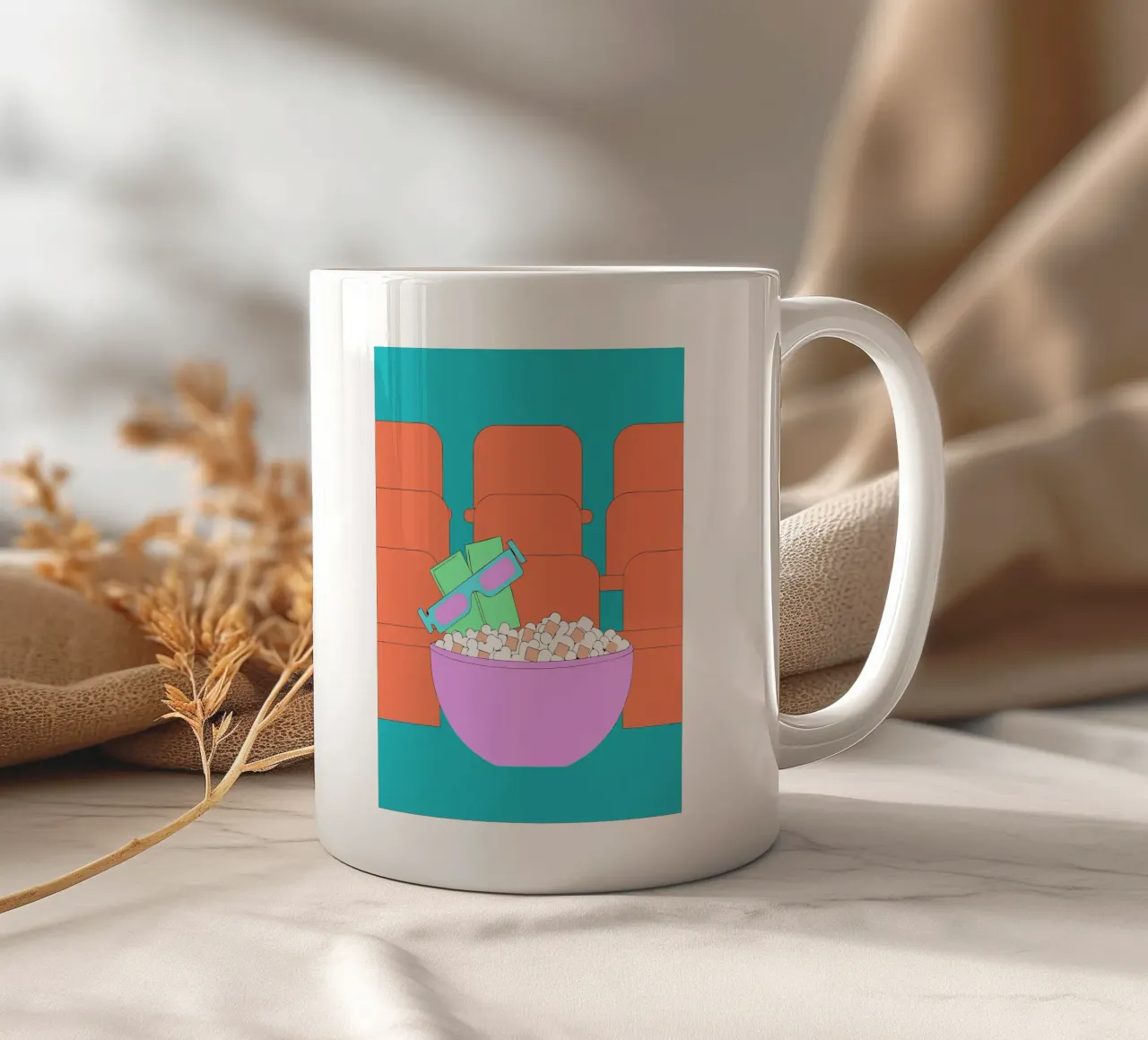 Popcorn tazza in ceramica da OUR SHOP