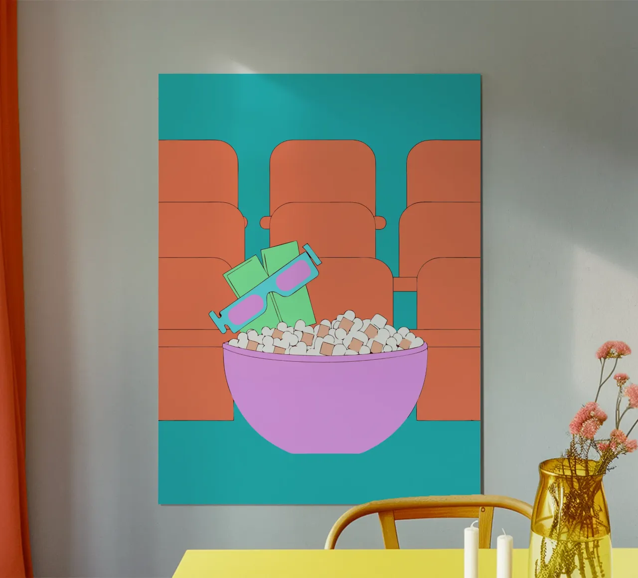 Popcorn poster da OUR SHOP