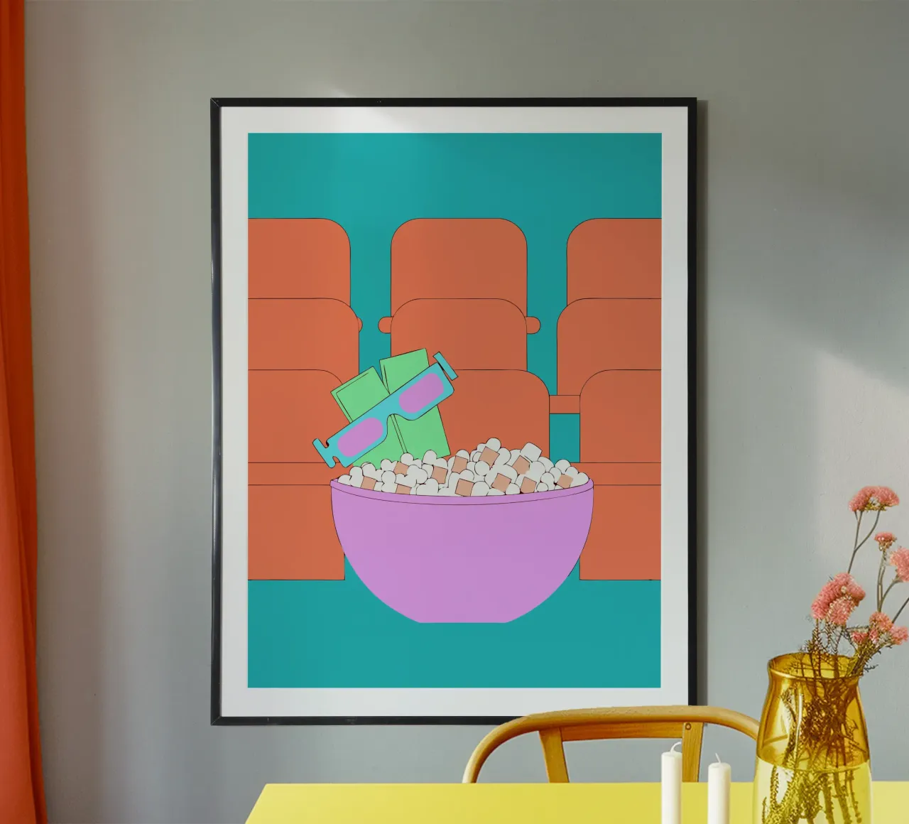 Popcorn poster da OUR SHOP