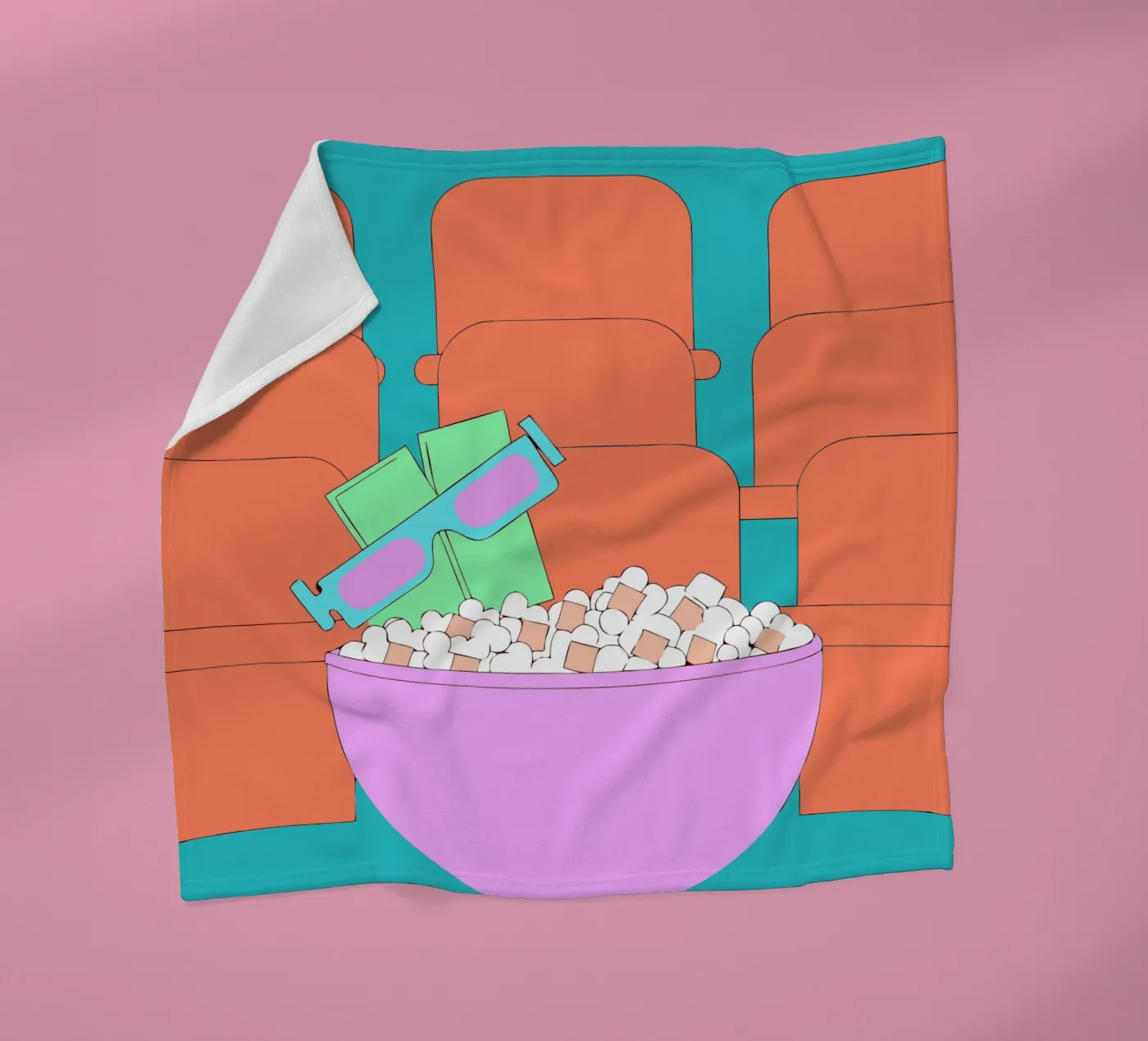 Popcorn coperta in pile da OUR SHOP