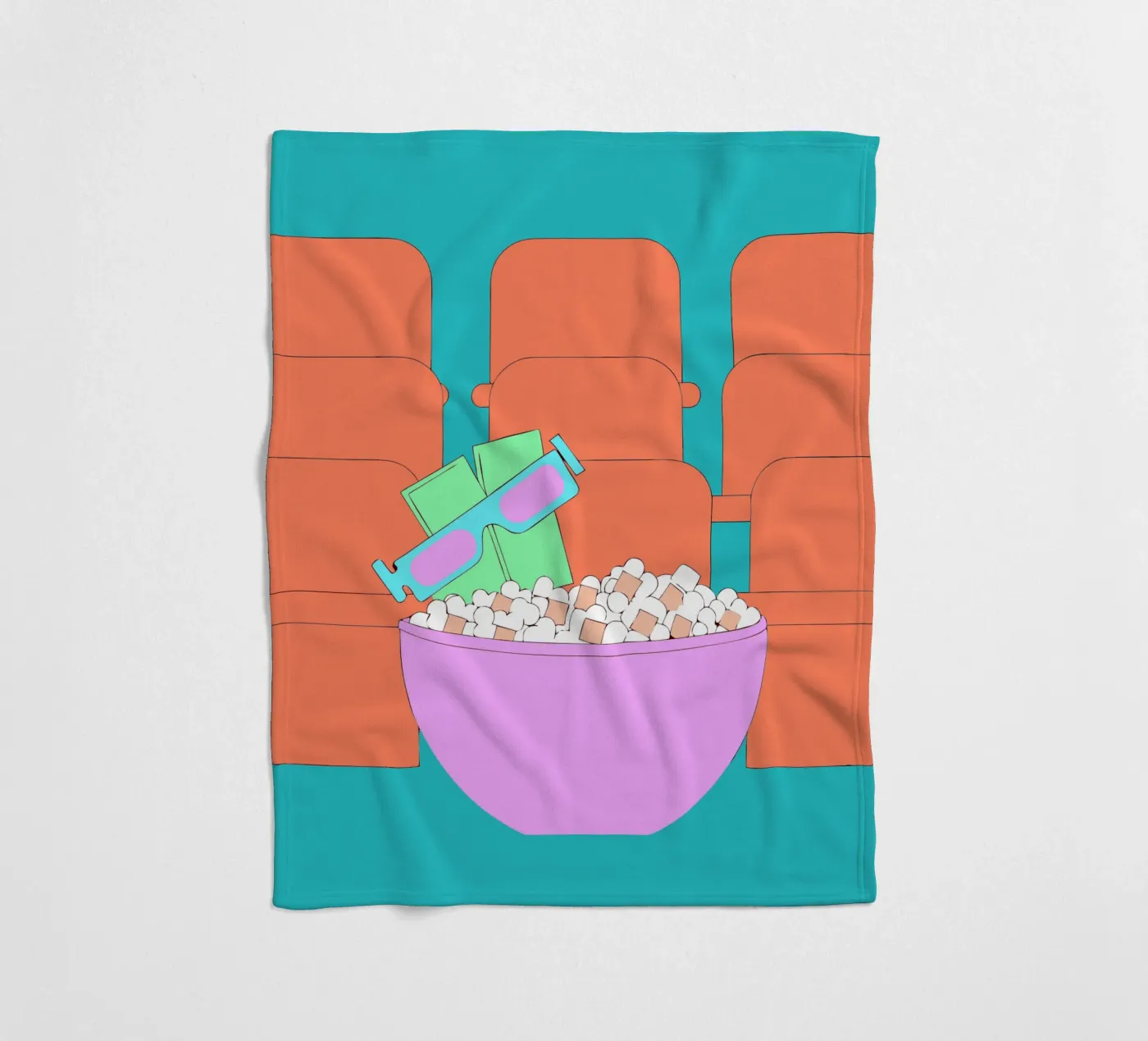 Popcorn coperta in pile da OUR SHOP
