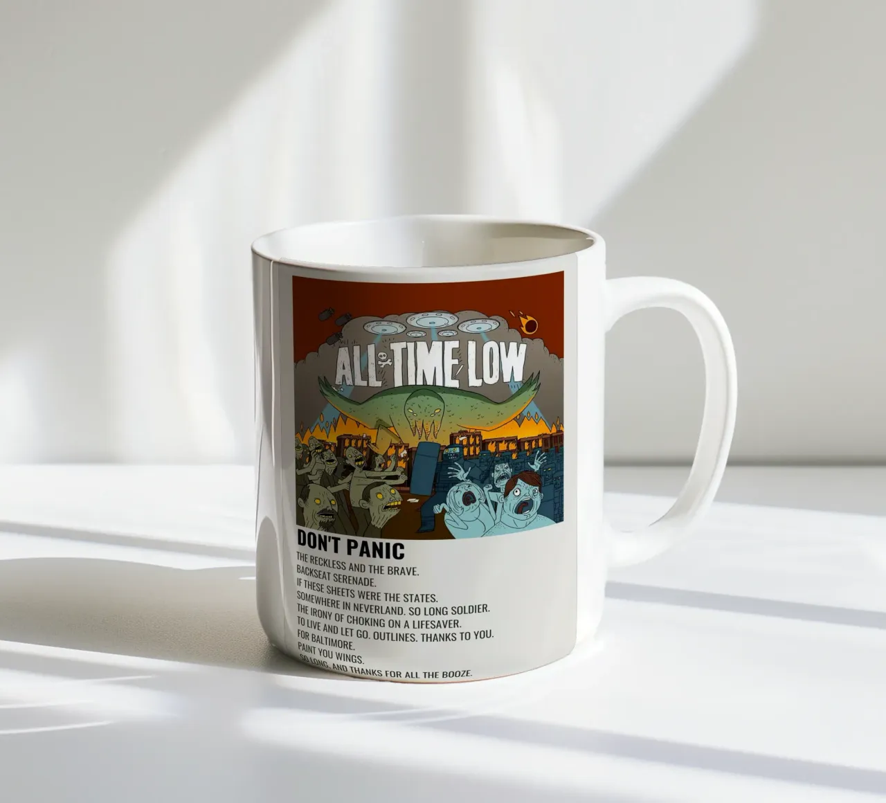 All Time Low Don't Panic tazza in ceramica da Roronoa7