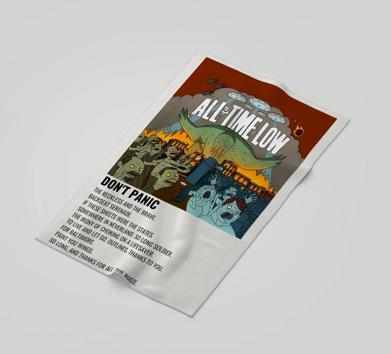All Time Low Don't Panic telo mare da Roronoa7