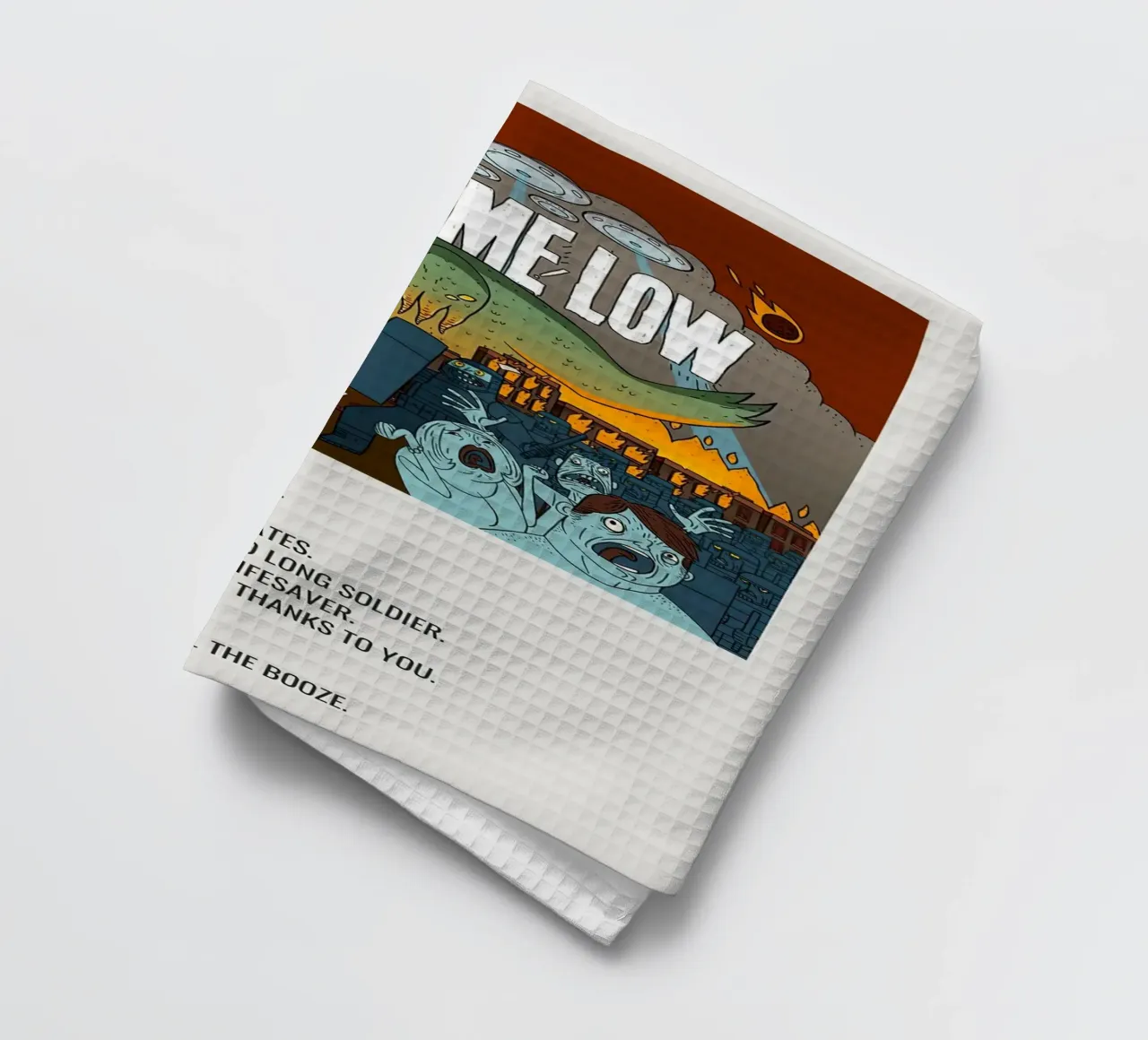 All Time Low Don't Panic canovaccio da cucina da Roronoa7