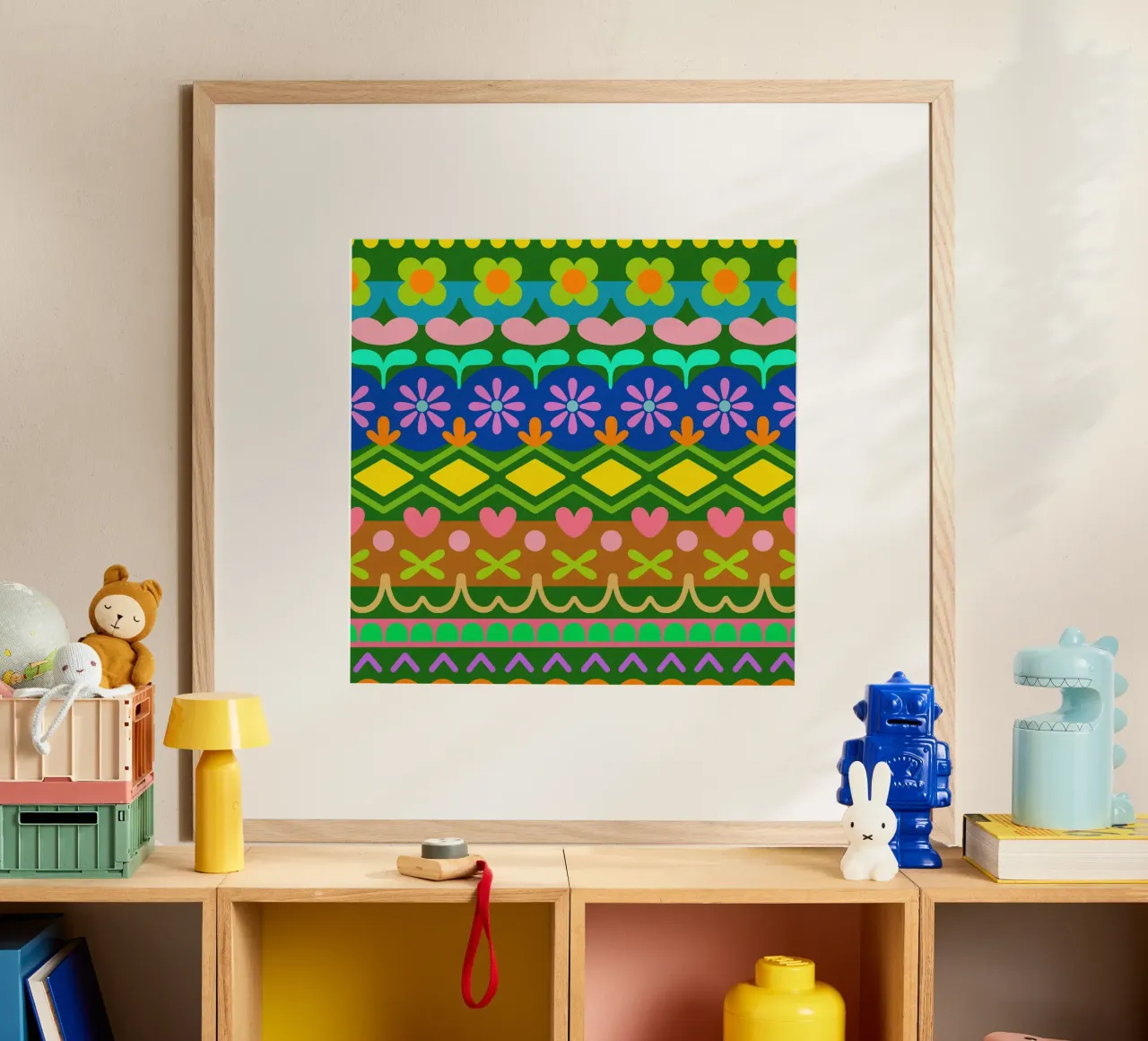 pulli poster con telaio in legno da fummelhummel