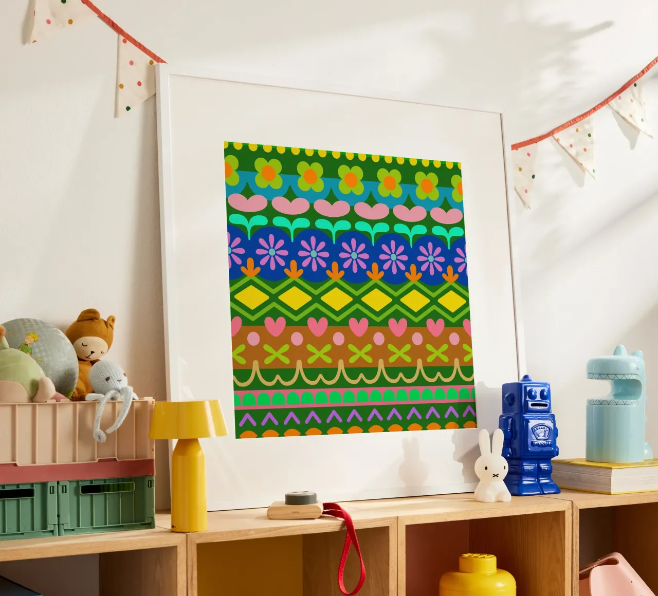 pulli poster con telaio in legno da fummelhummel