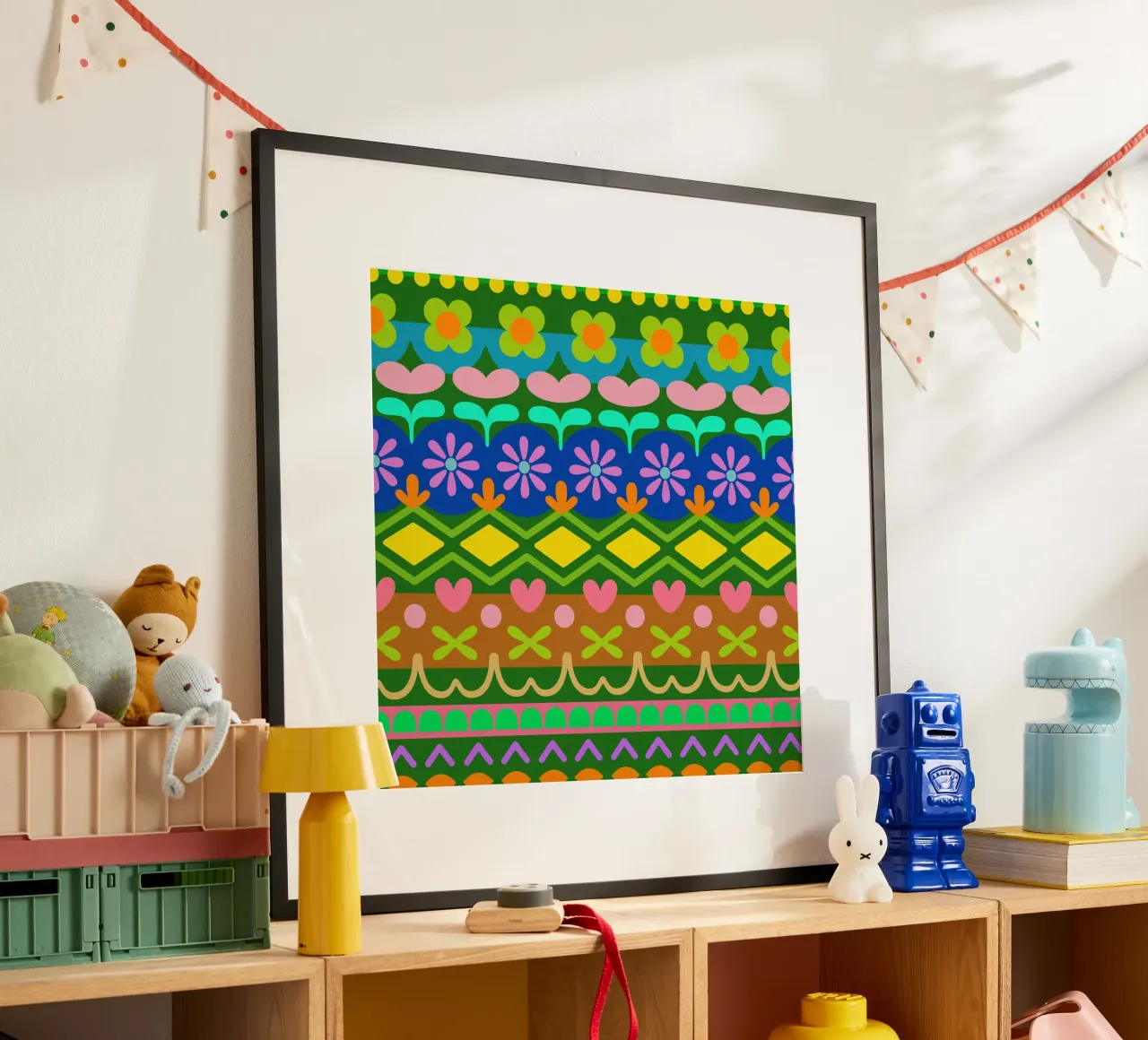 pulli poster con telaio in legno da fummelhummel