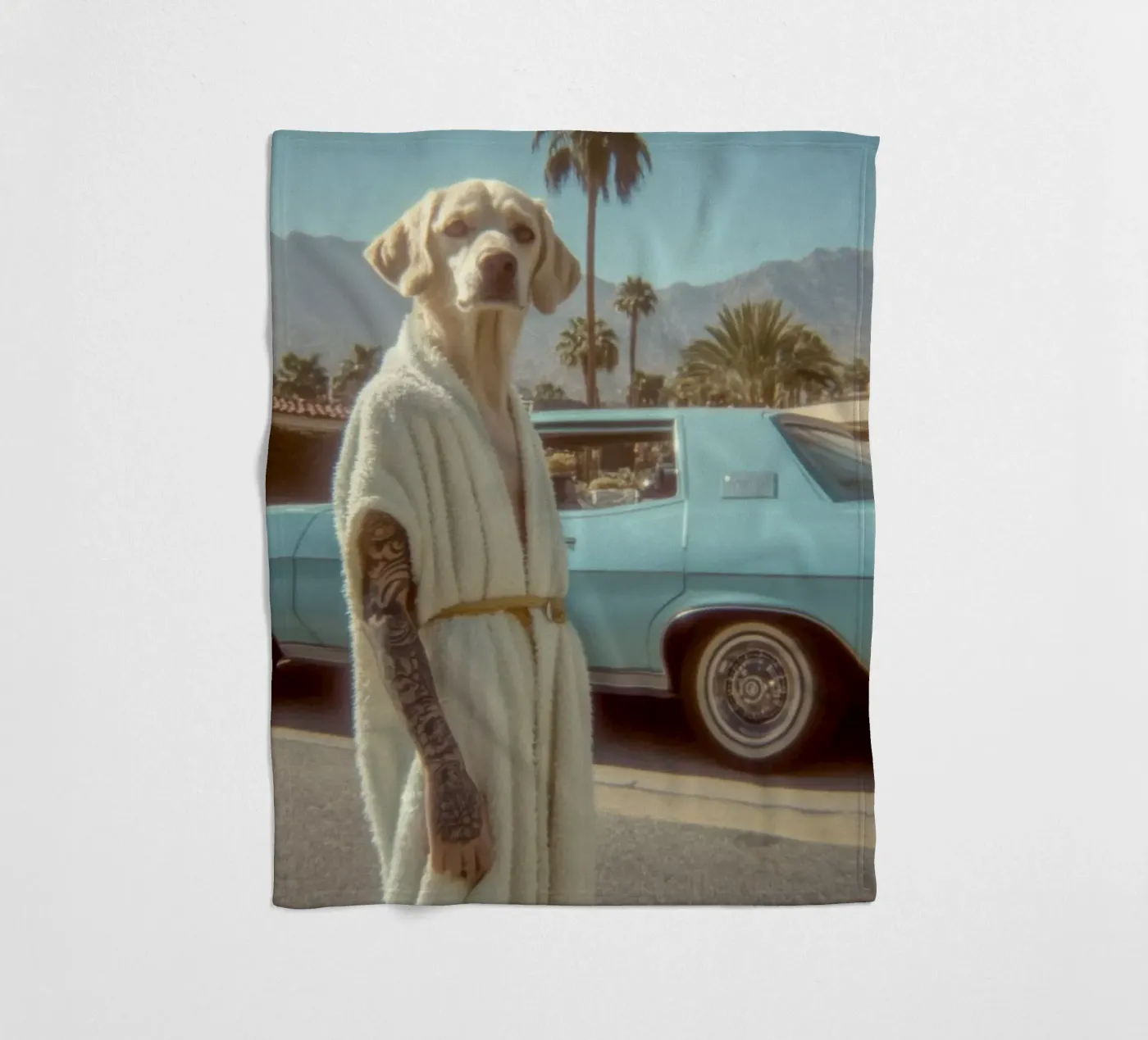 Jude fleecedeken van Affiches Chien Originales – Dogland