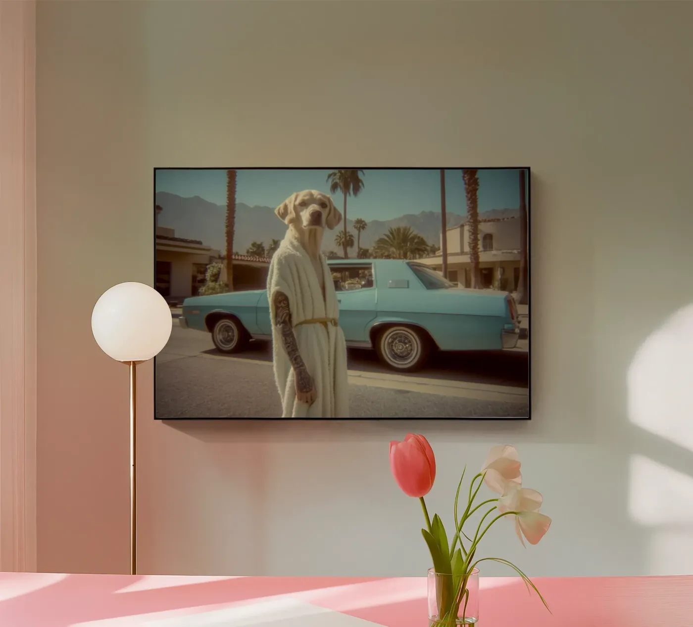 Jude acrylic glass by Affiches Chien Originales – Dogland