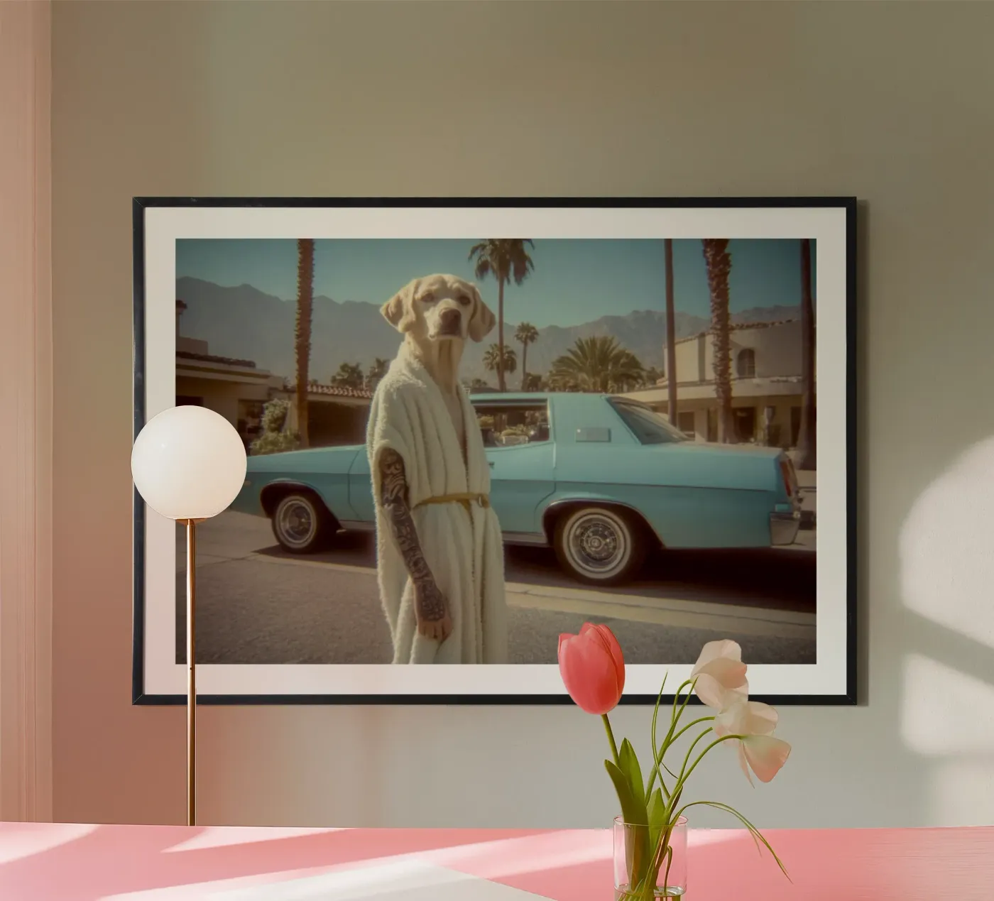 Jude poster van Affiches Chien Originales – Dogland