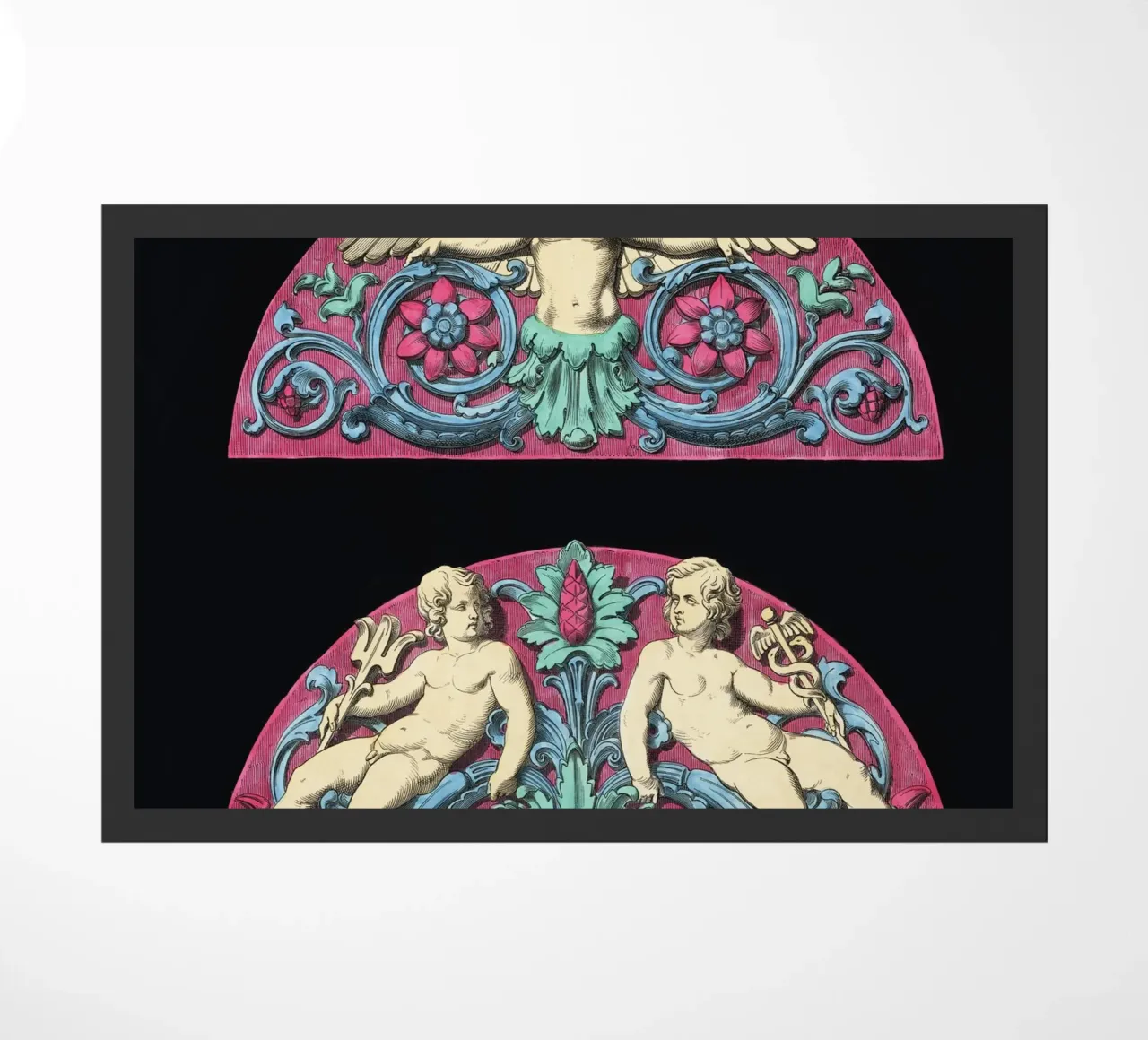 A lithograph of an architecture zerbino da vintageshop