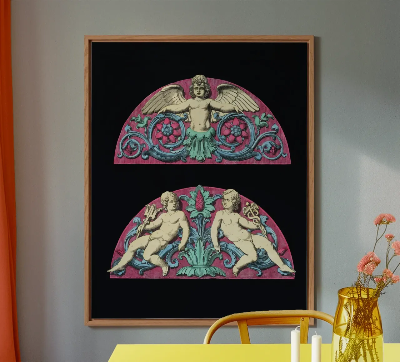 A lithograph of an architecture alluminio dibond da vintageshop