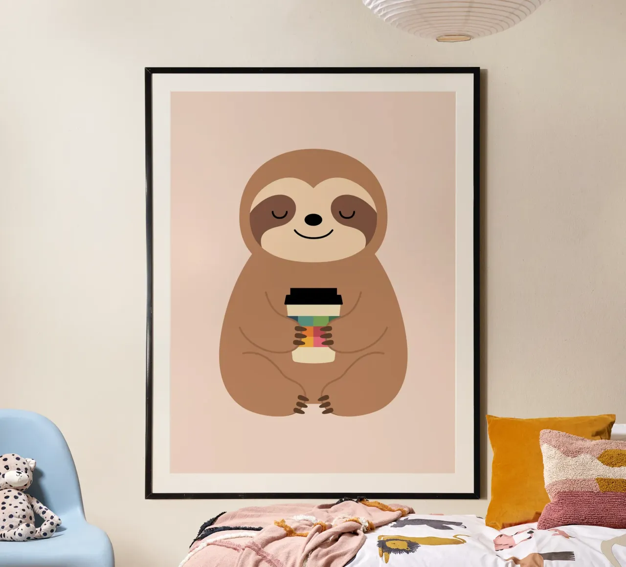 L'ora del caffè del bradipo poster da Andy Westface
