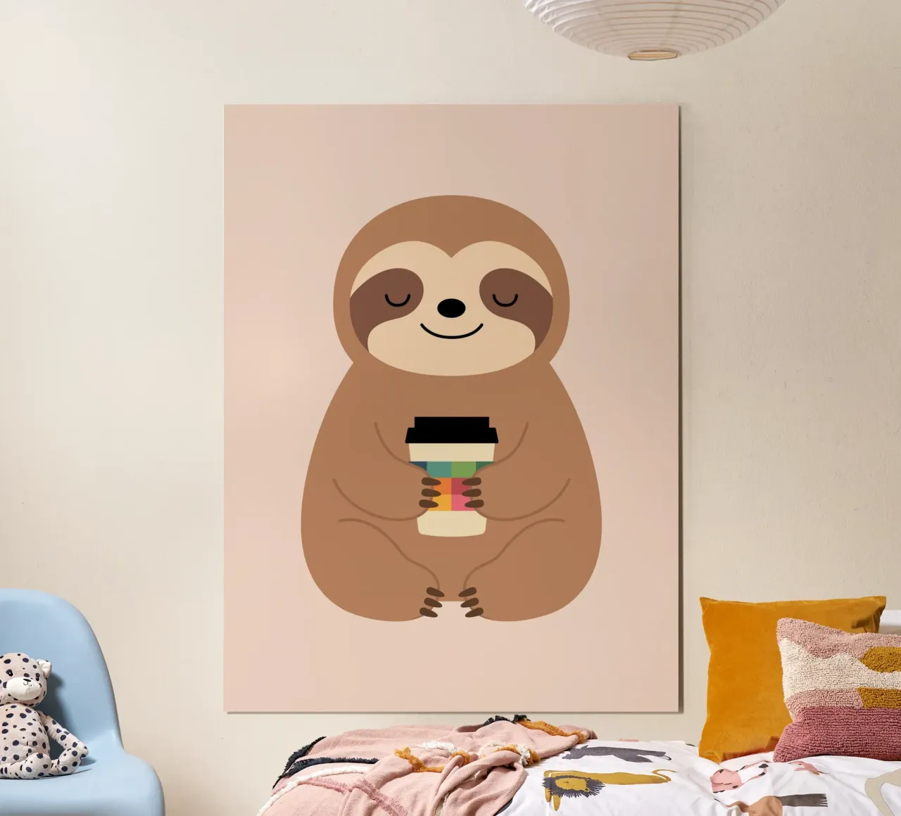 L'ora del caffè del bradipo poster da Andy Westface