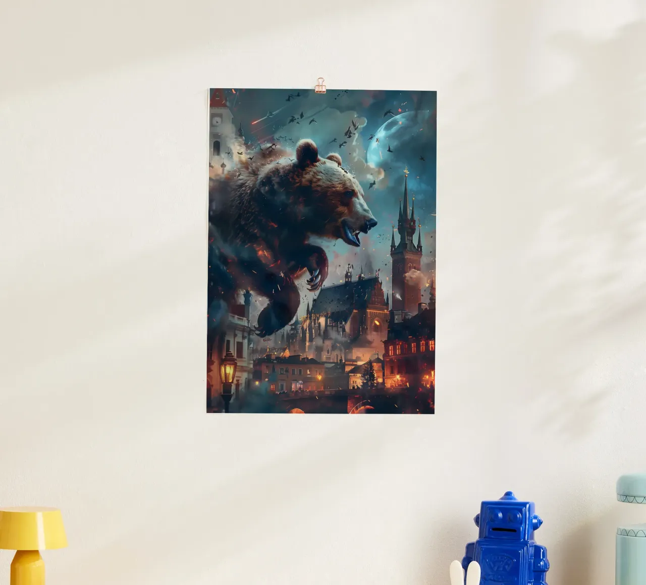 Orso di Cracovia arte mistica e fantasy poster da WILD ART