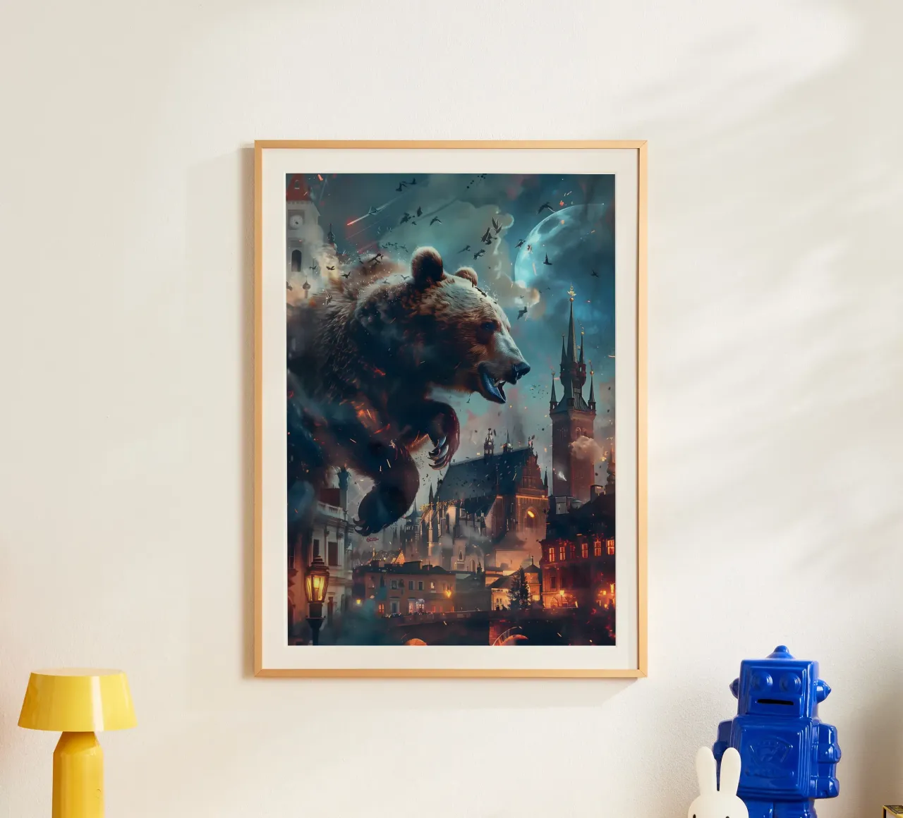 Orso di Cracovia arte mistica e fantasy poster da WILD ART