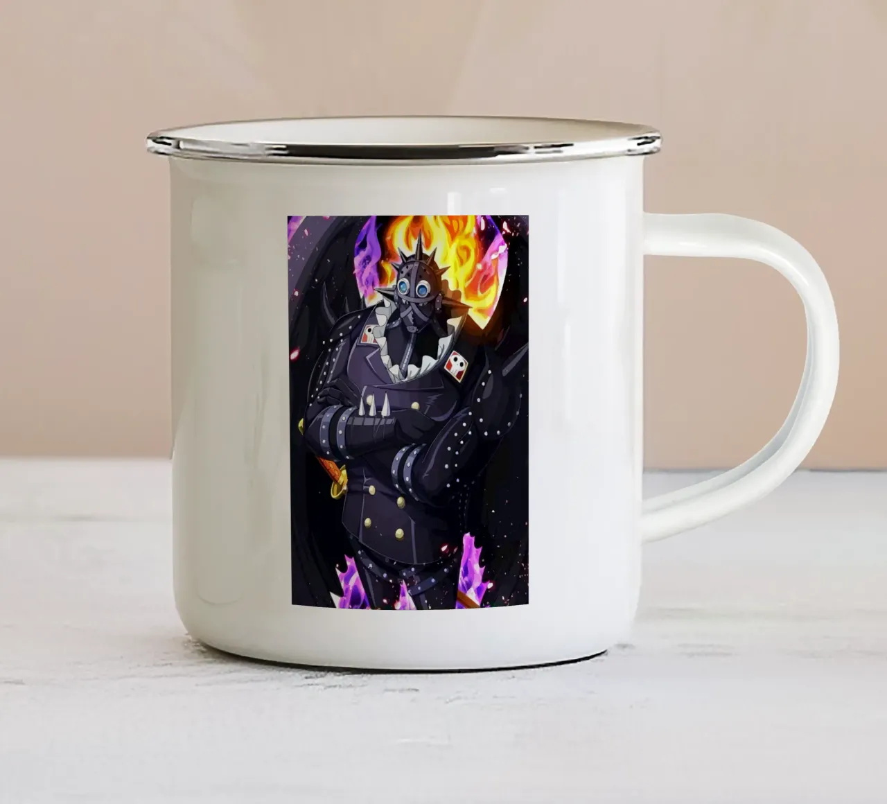 King Lunarian tazza in smalto da Dumery Art