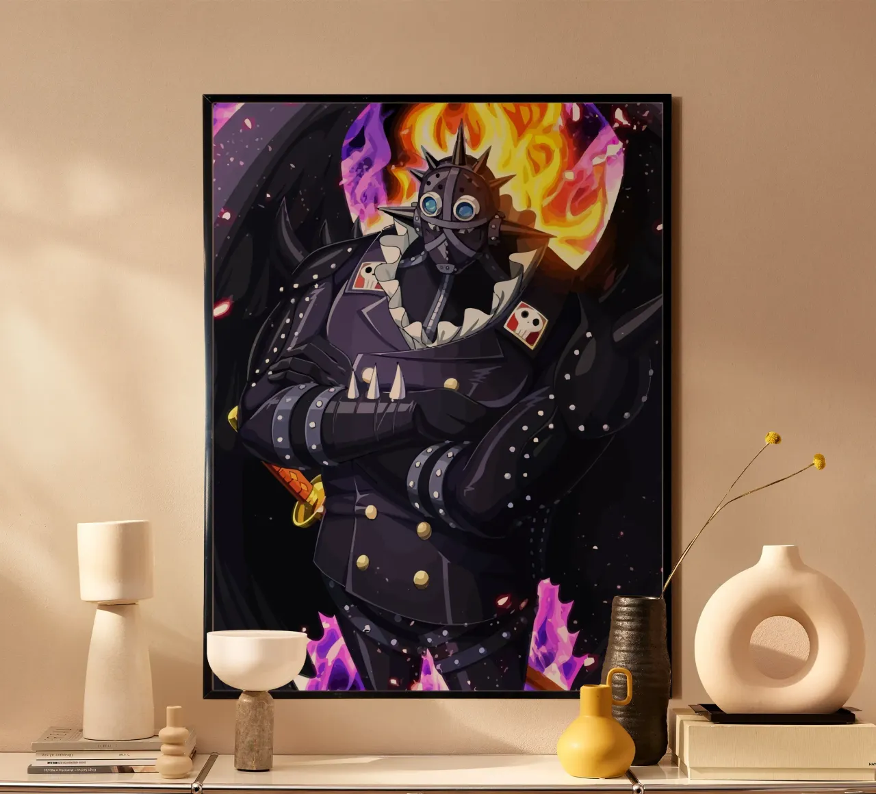 King Lunarian poster con telaio in plastica da Dumery Art