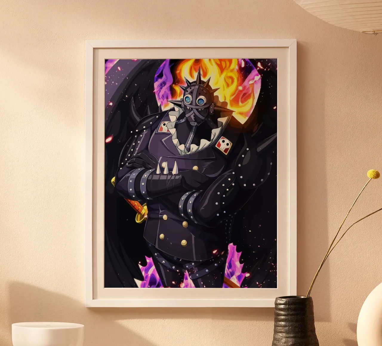 King Lunarian poster con telaio in plastica da Dumery Art
