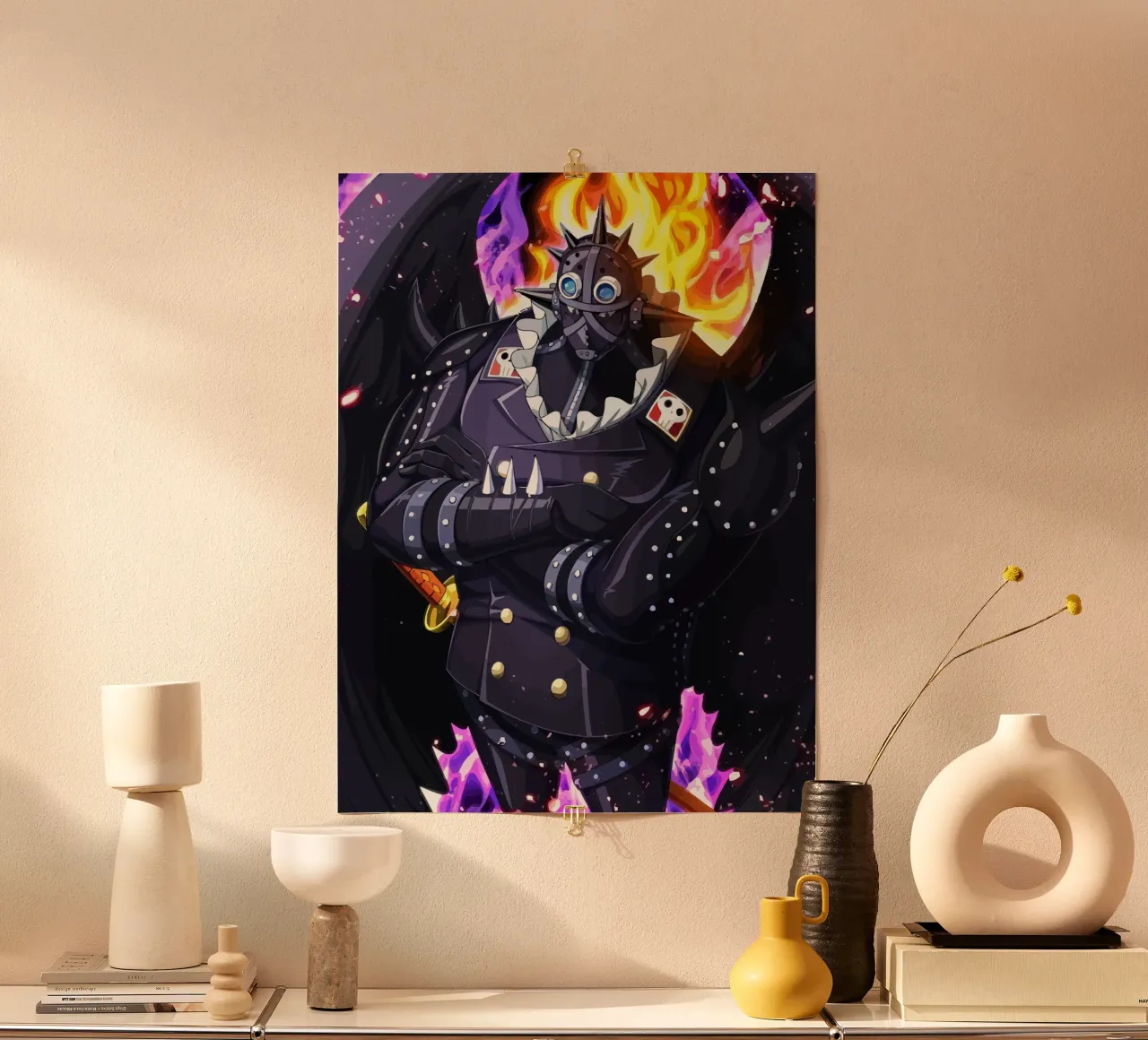 King Lunarian poster con telaio in plastica da Dumery Art