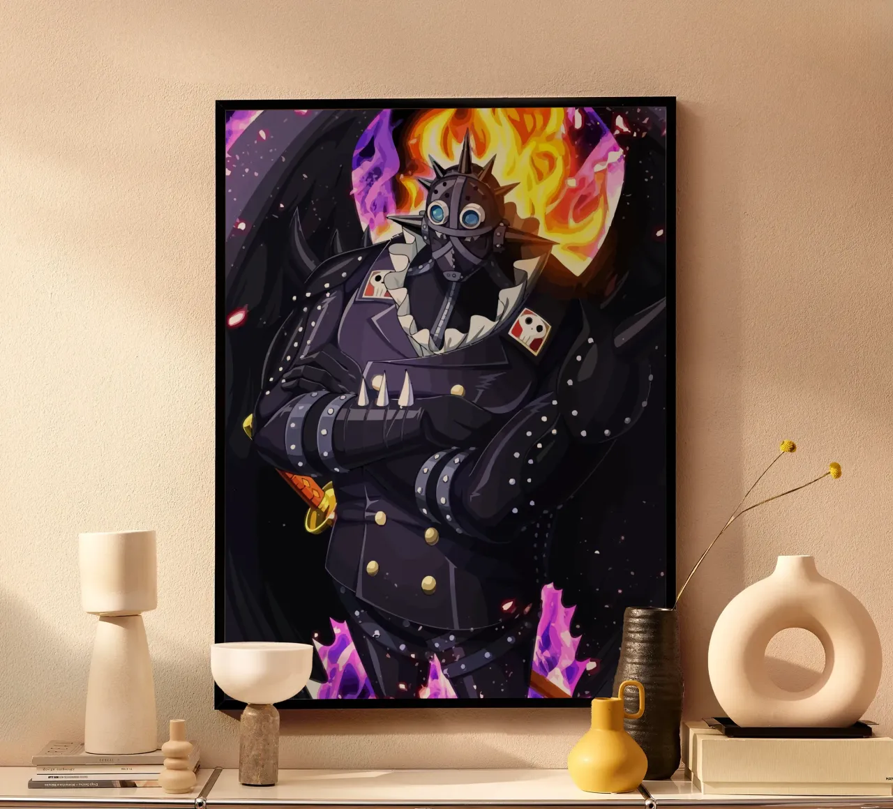 King Lunarian poster con telaio in plastica da Dumery Art