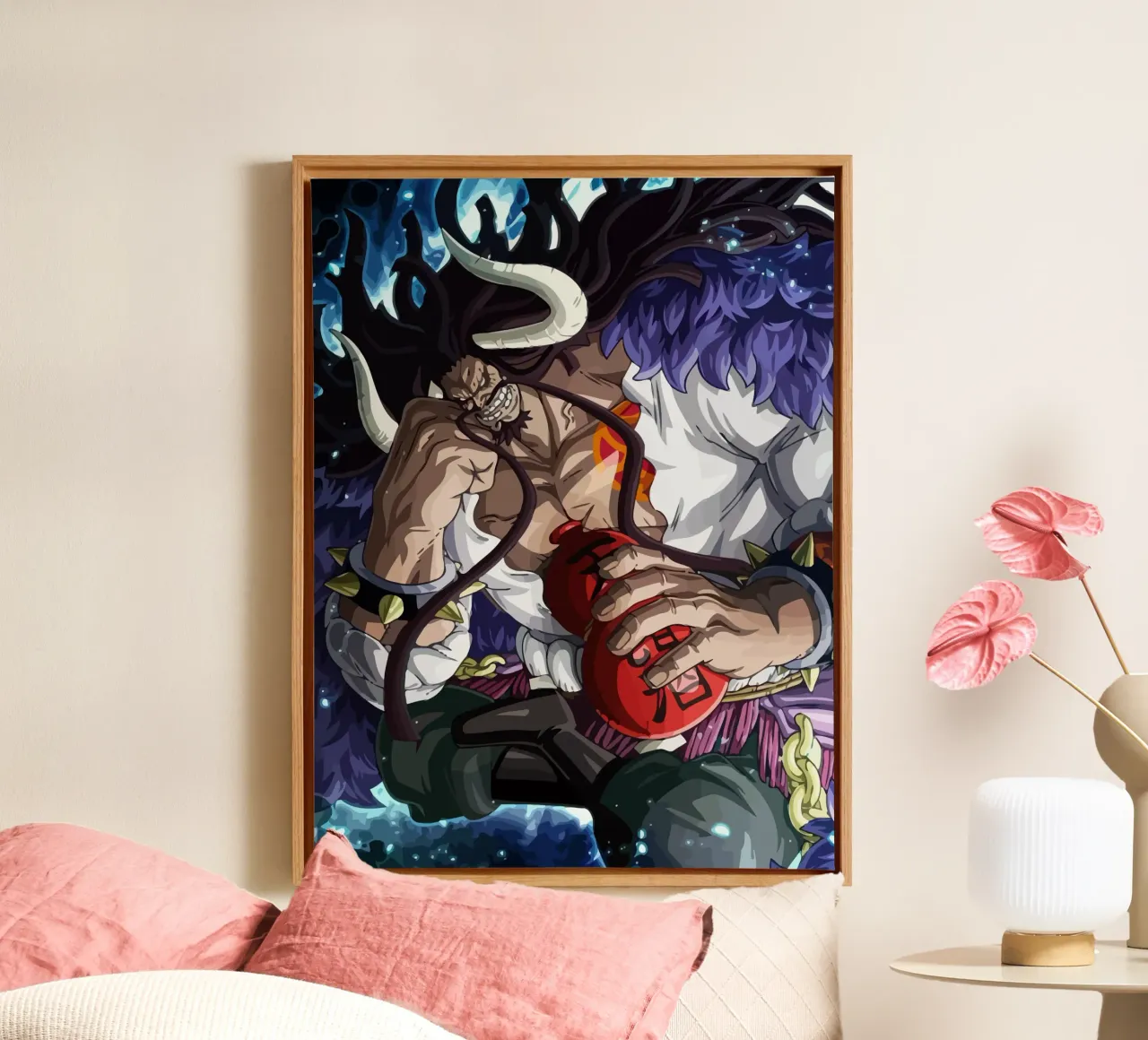 Kaido Drunk tela con Cornice a cassetta da Dumery Art