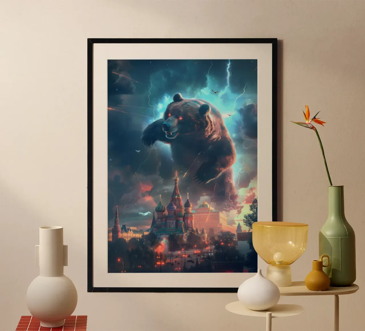 Orso Mosca arte mistica fantasy poster da WILD ART