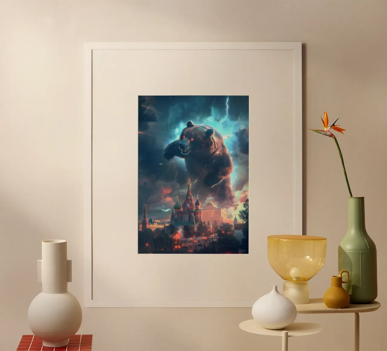 Orso Mosca arte mistica fantasy poster da WILD ART