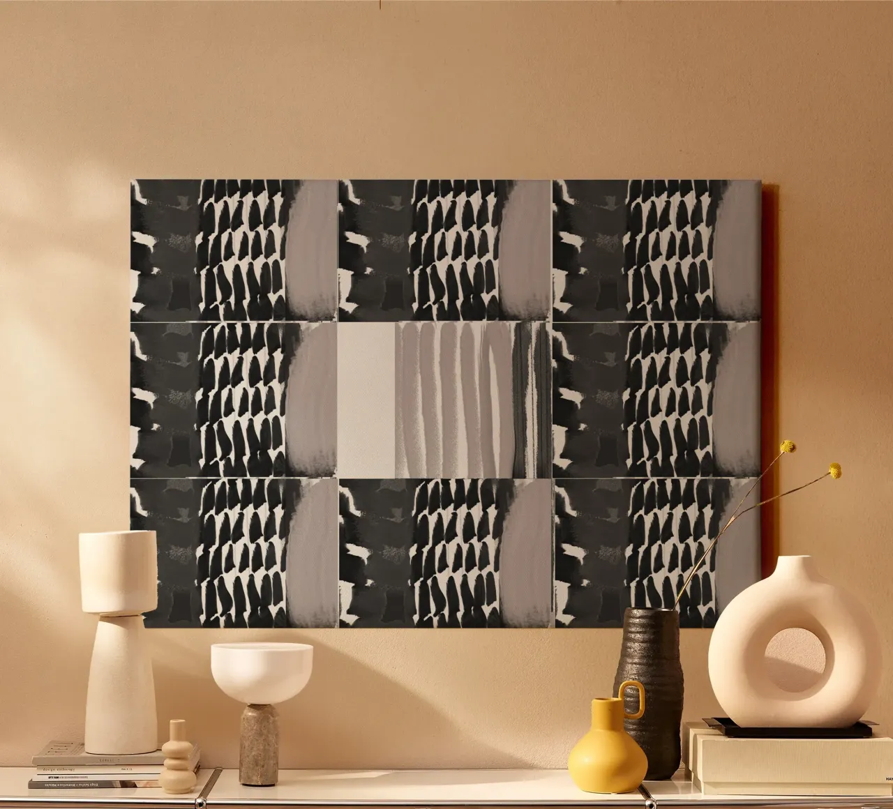 Das Gitternetz Leinwand von nileshkikuuchise