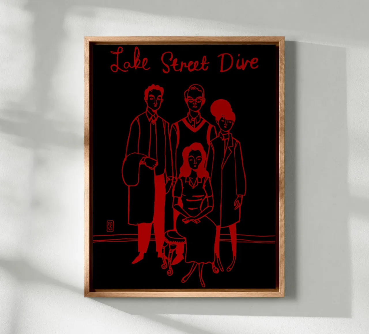Maglietta essenziale Lake Street Dive 2020 tela con Cornice a cassetta da anti___heroo