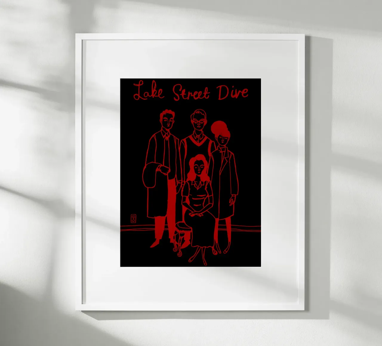 Maglietta essenziale Lake Street Dive 2020 poster con telaio in plastica da anti___heroo