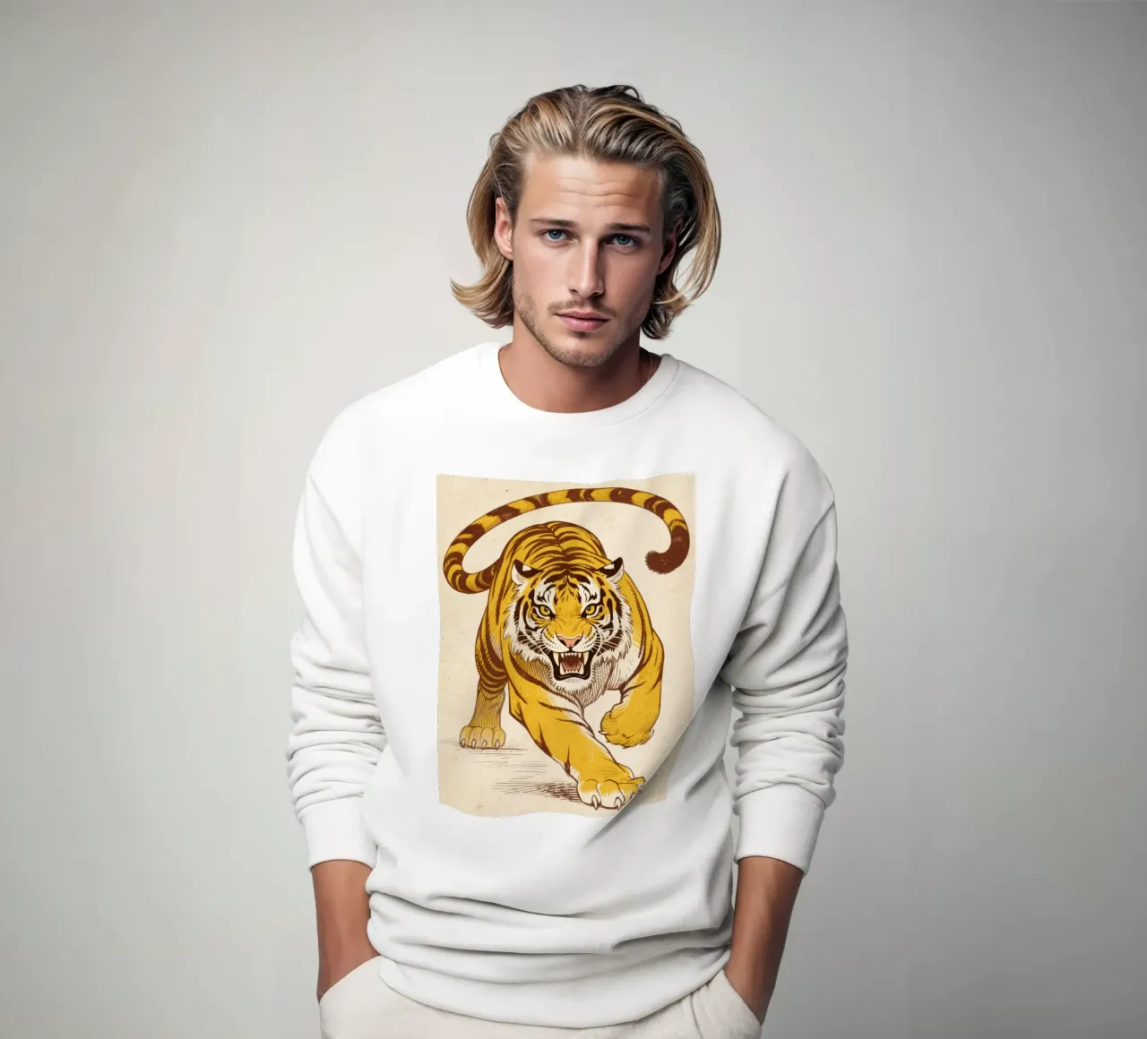 Tiger felpa da knowledge