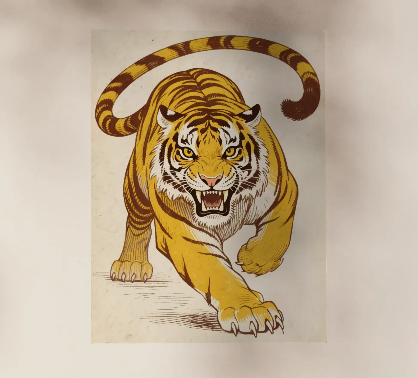 Tiger pellicola backlit da knowledge