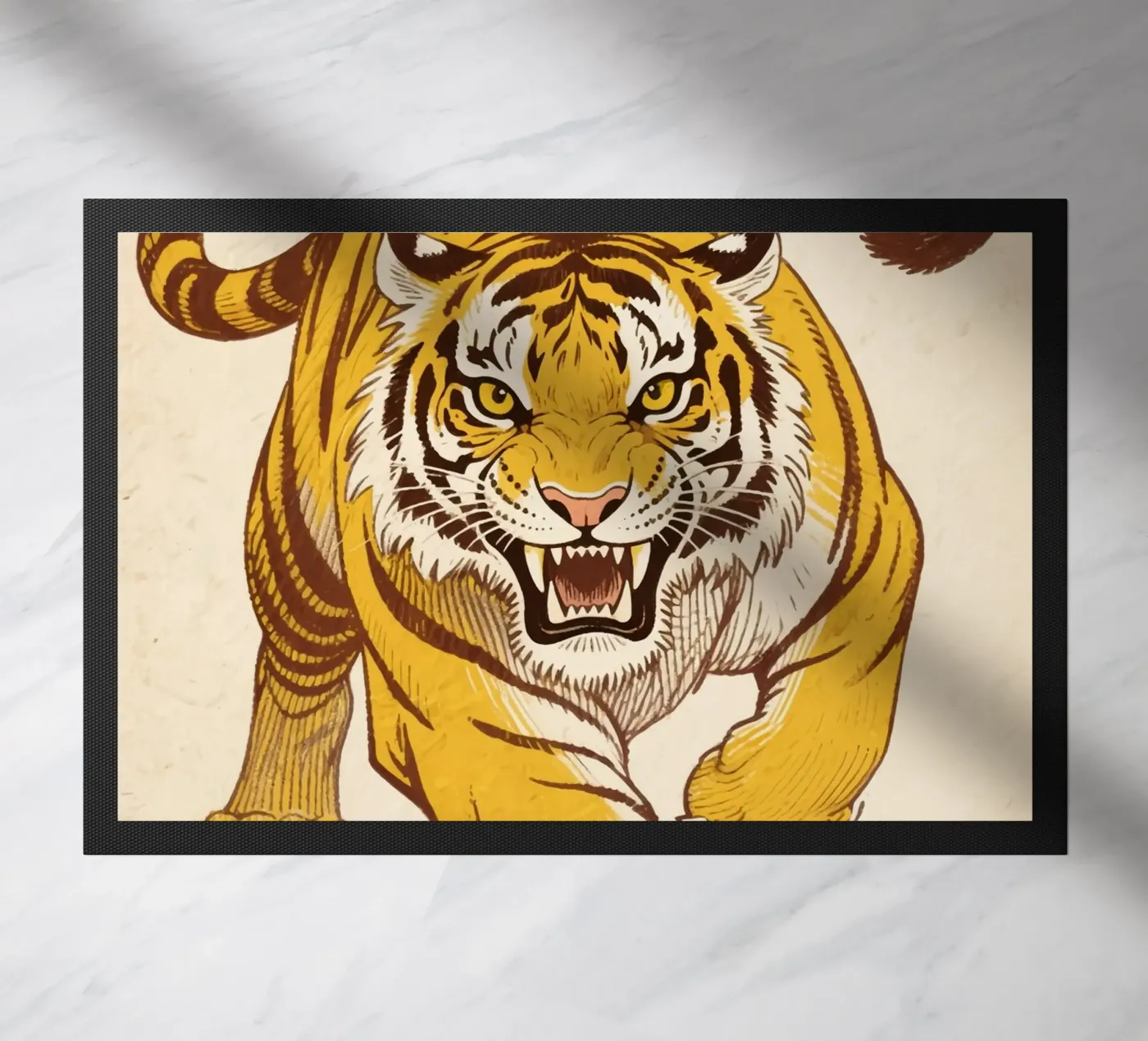 Tiger deurmat van knowledge