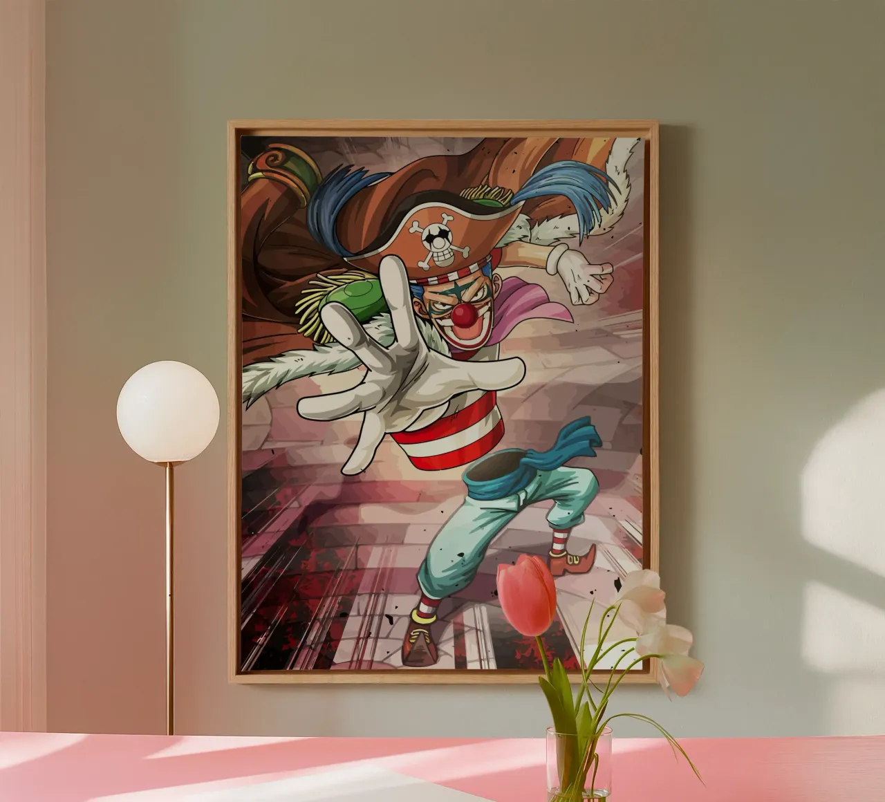 Buggy One Piece canvas with Floater frame by Dumery Art
