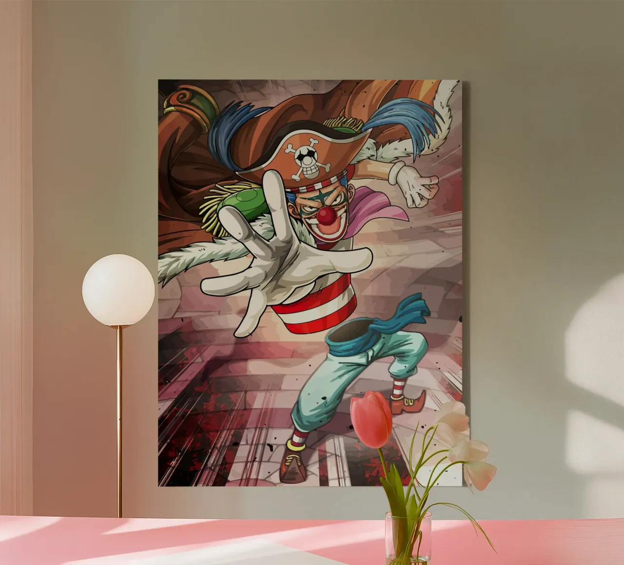 Buggy One Piece canvas with Floater frame by Dumery Art