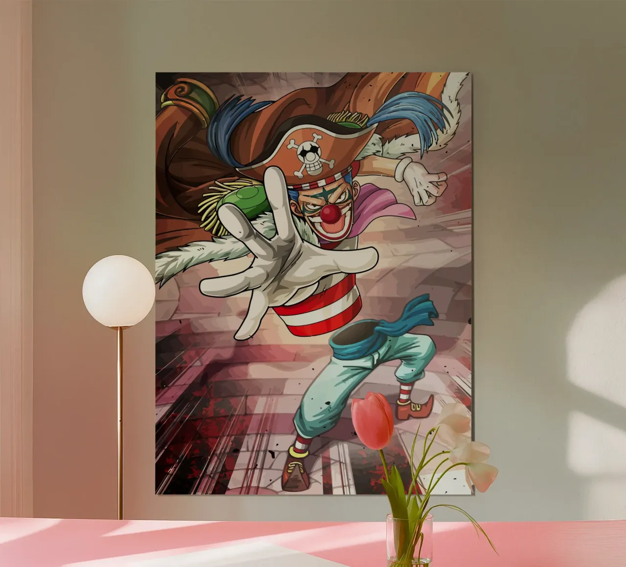 Buggy One Piece poster con telaio in plastica da Dumery Art