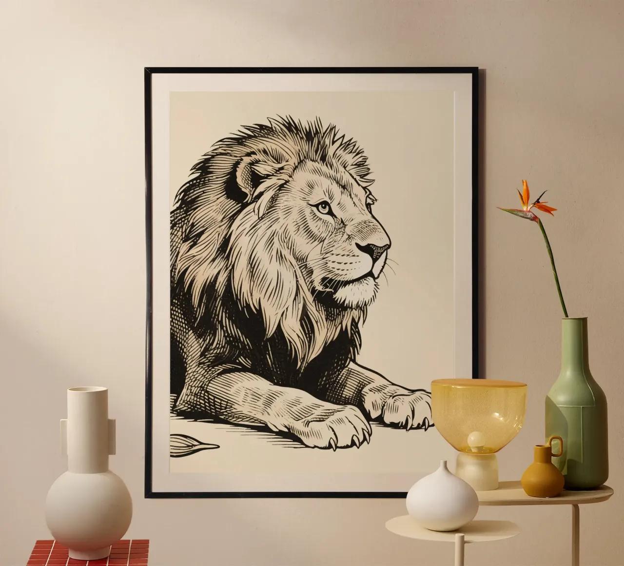 Lion poster da knowledge