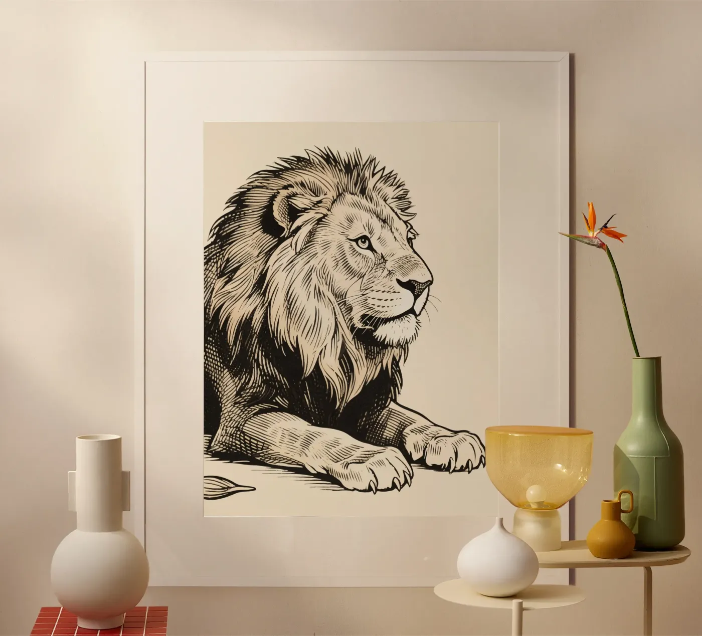 Lion poster da knowledge