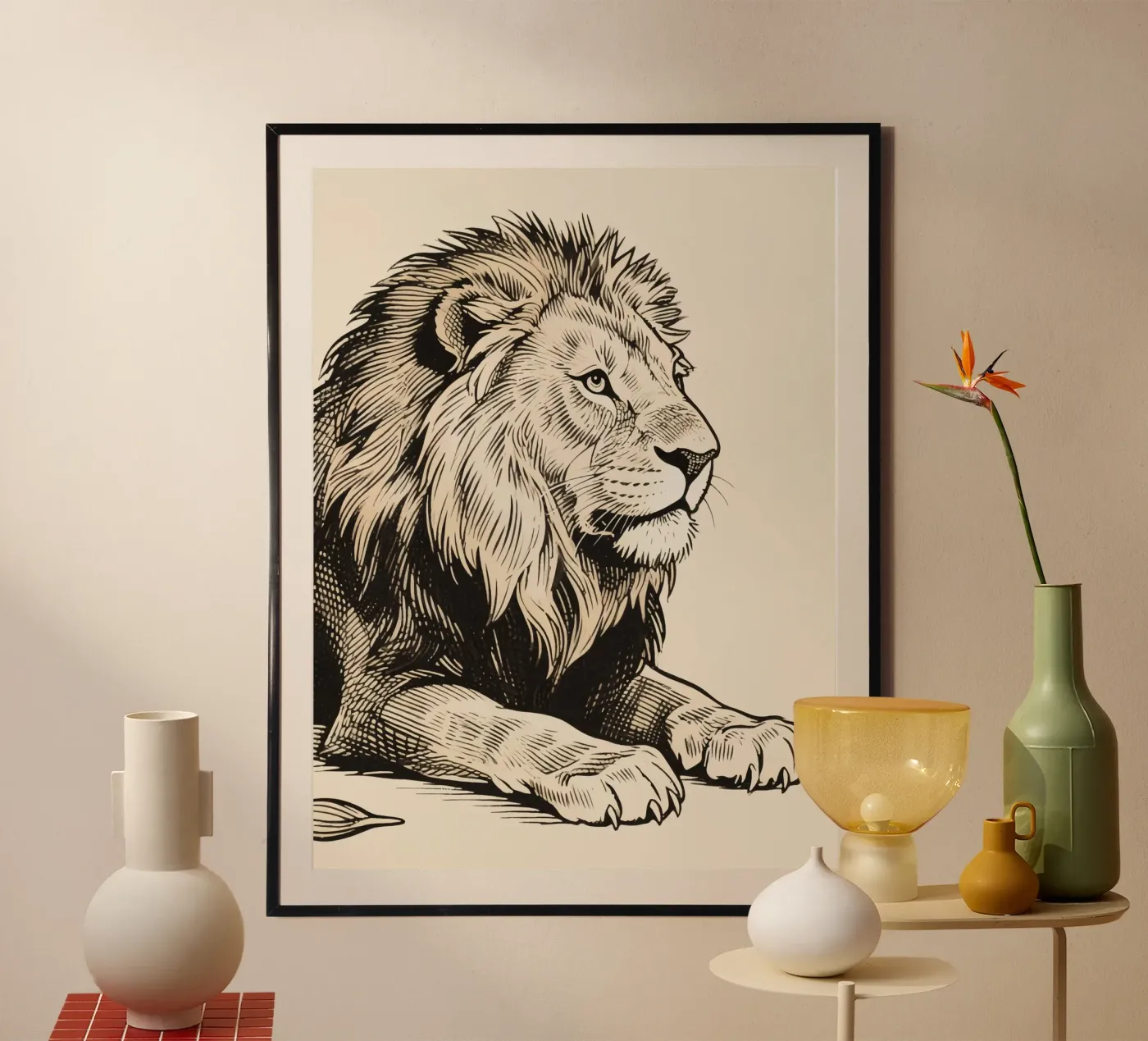 Lion poster da knowledge