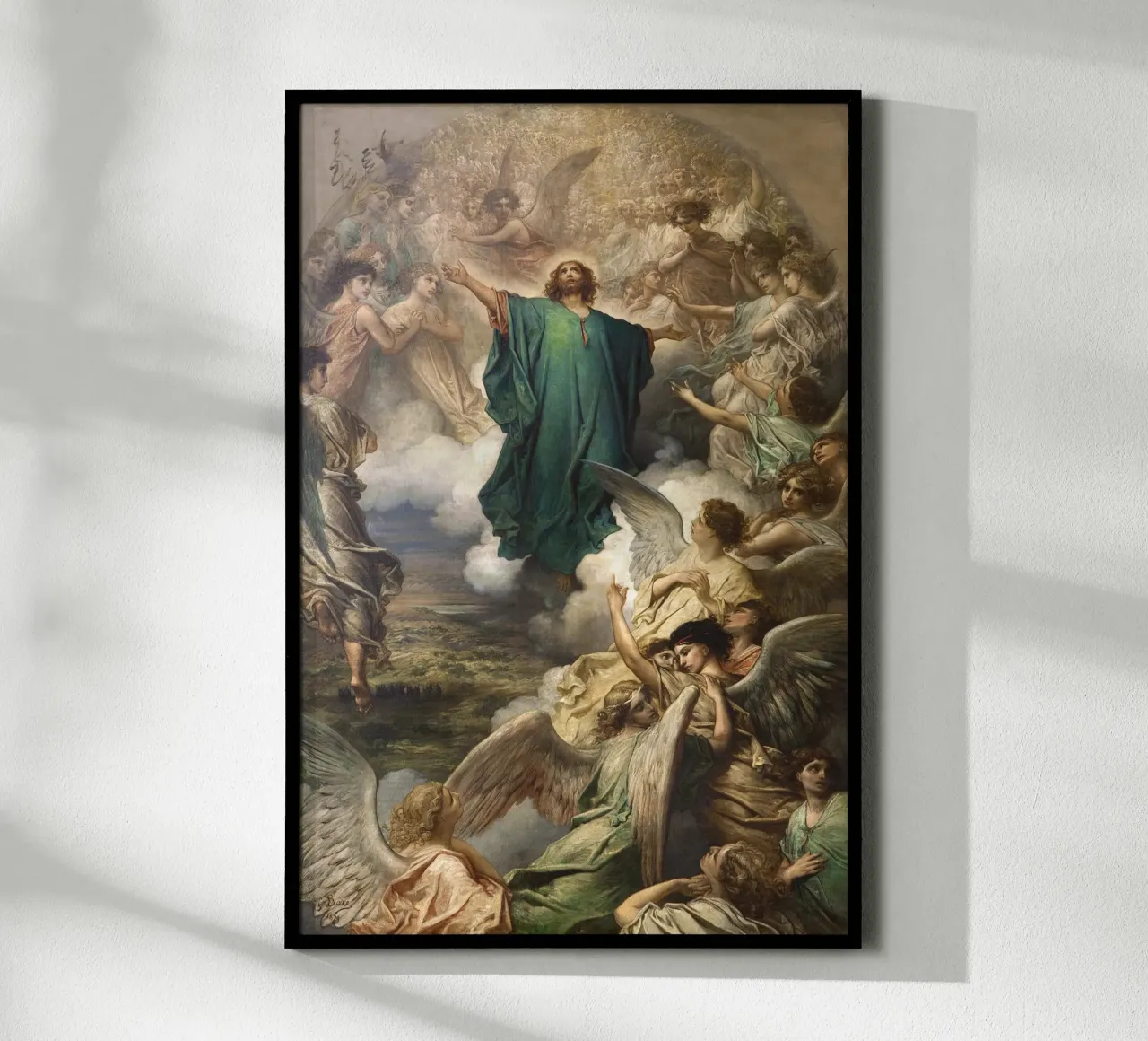 L’Ascension 1879 - Gustave Doré poster con telaio in plastica da apoloprints