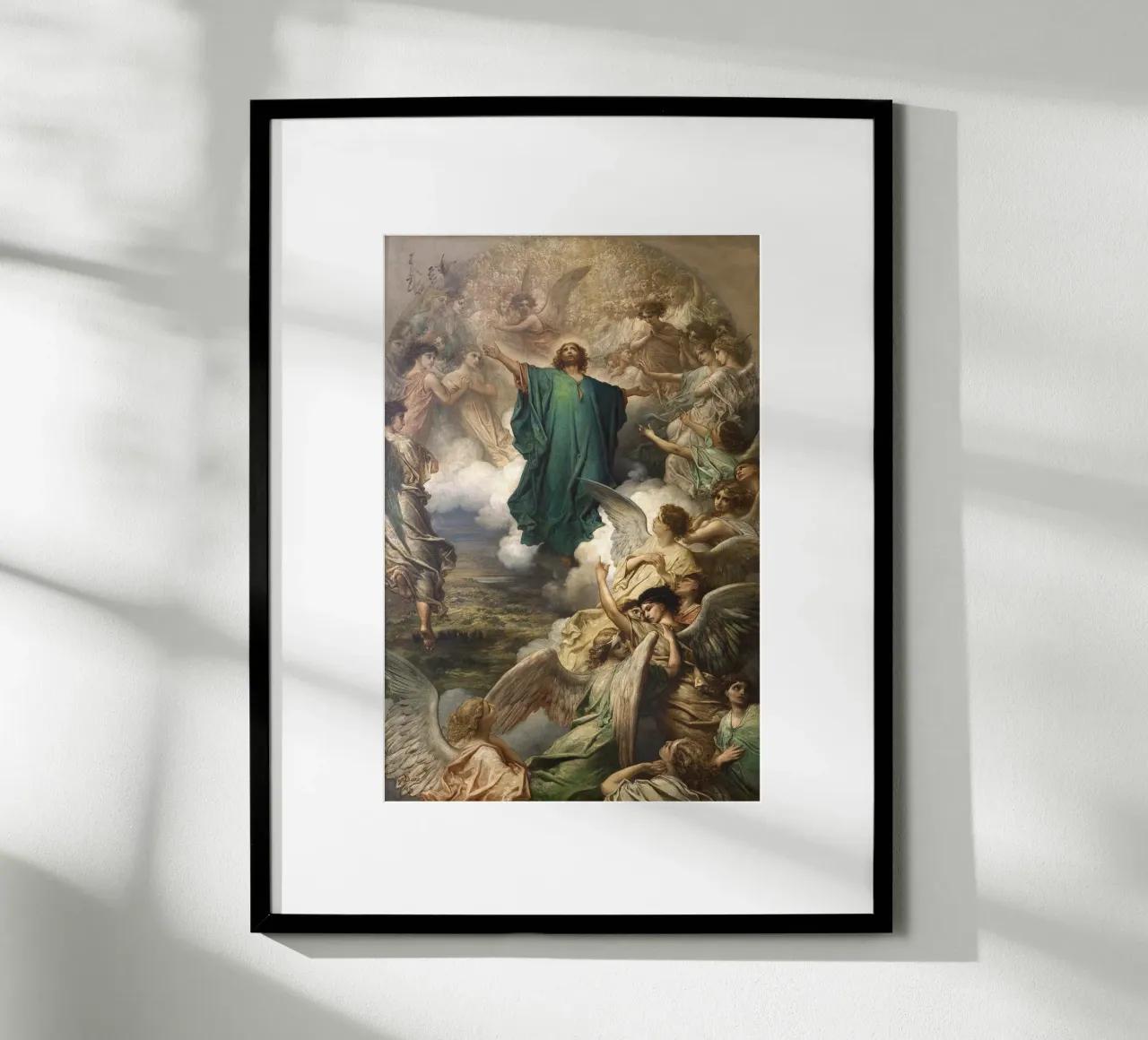 L’Ascension 1879 - Gustave Doré poster con telaio in plastica da apoloprints