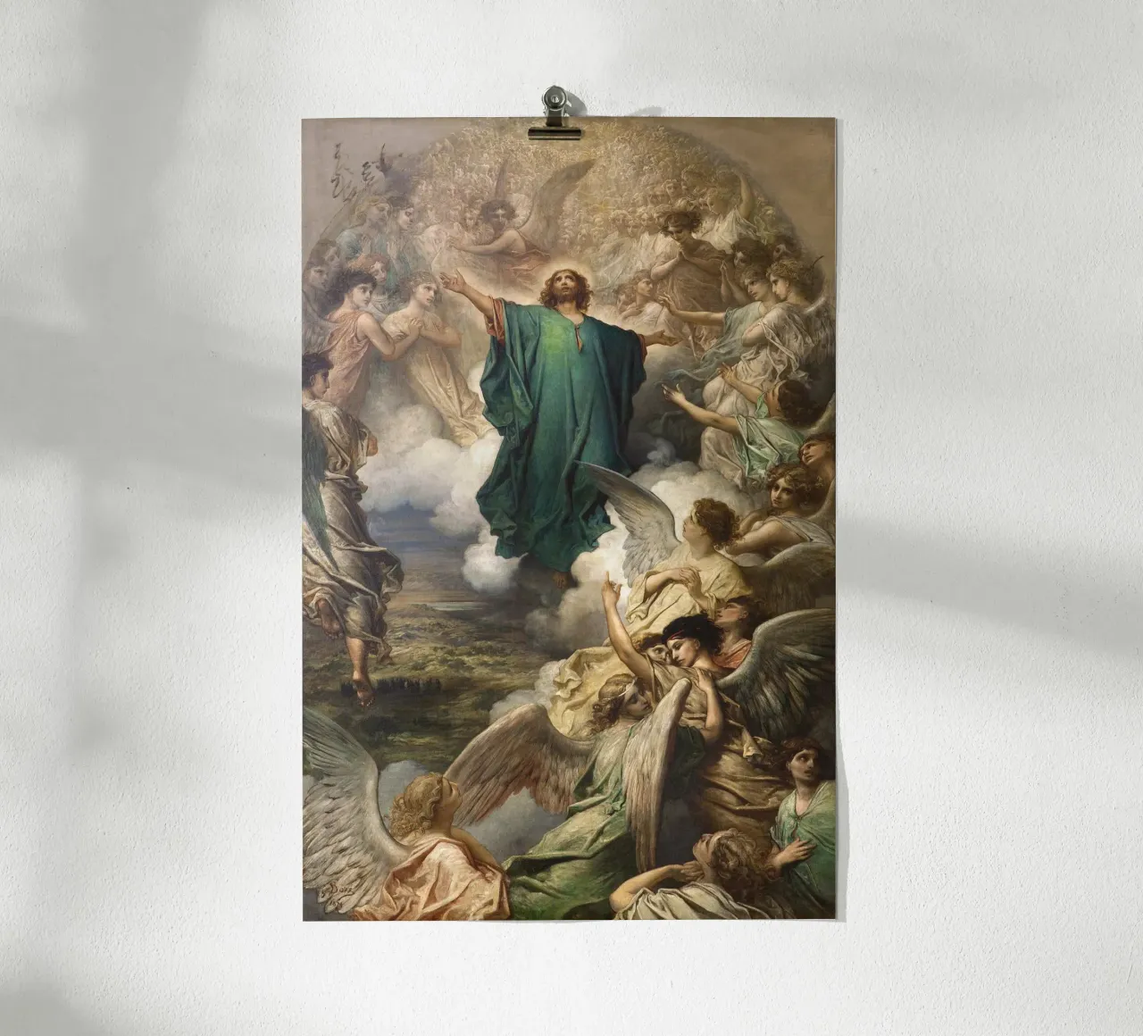 L’Ascension 1879 - Gustave Doré poster con telaio in plastica da apoloprints