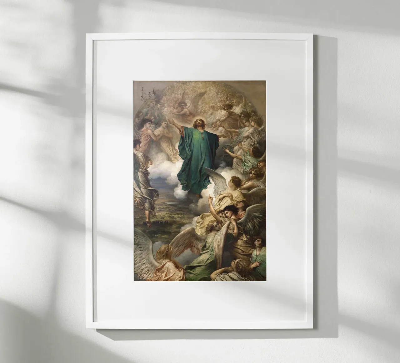 L’Ascension 1879 - Gustave Doré poster con telaio in plastica da apoloprints